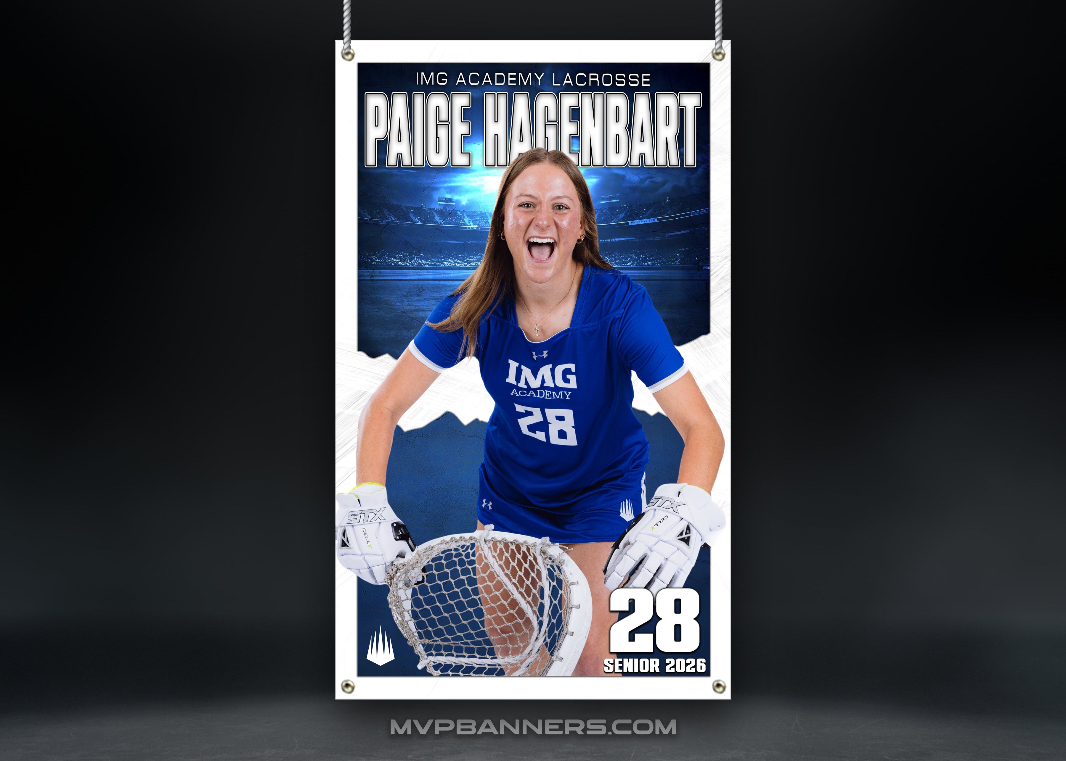 Custom Sports Banner | Senior Night | Lacrosse | The Breakout