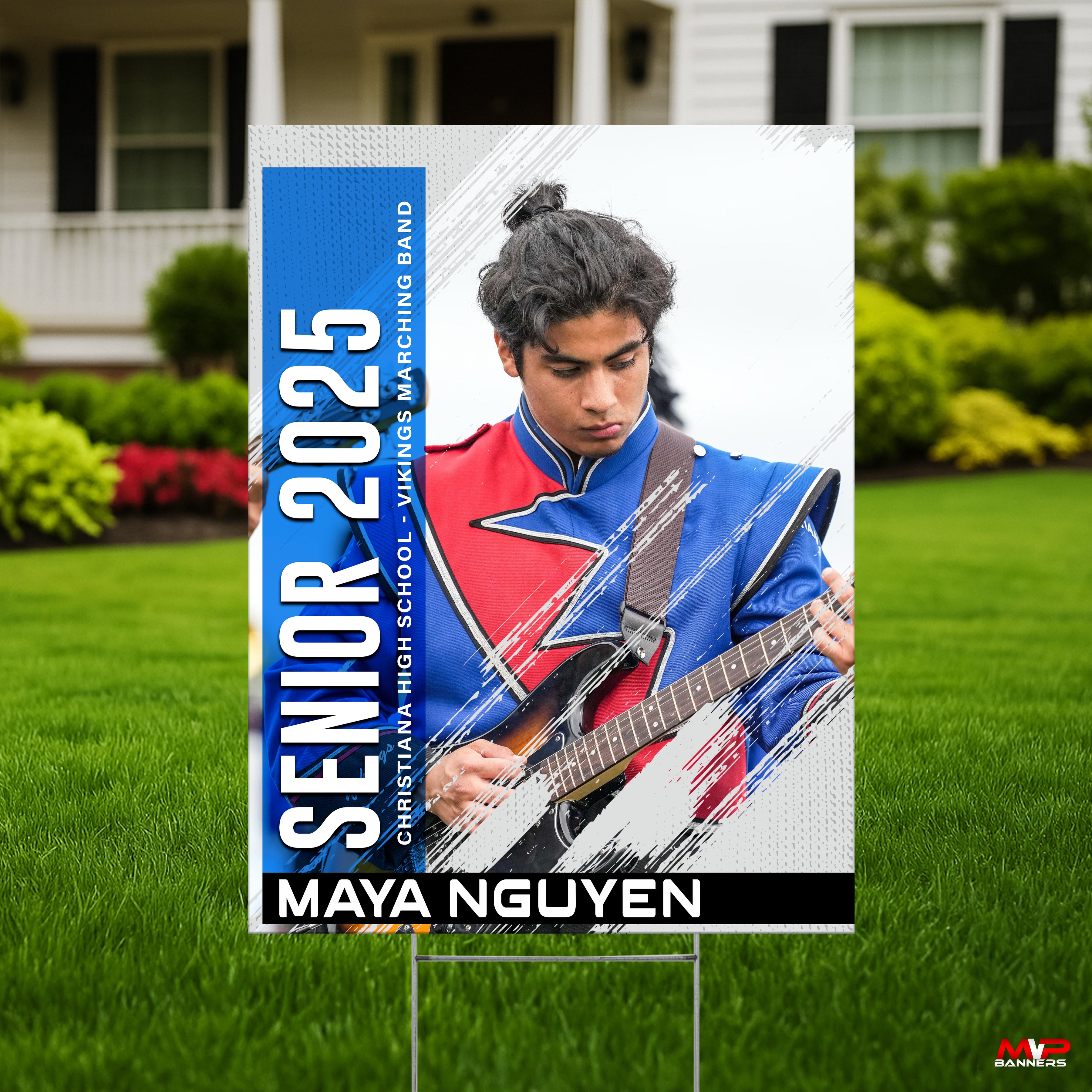 Printed Sports Yard Sign | Senior Night Poster | Band | Color Guard | Drill Team | Event Ticket