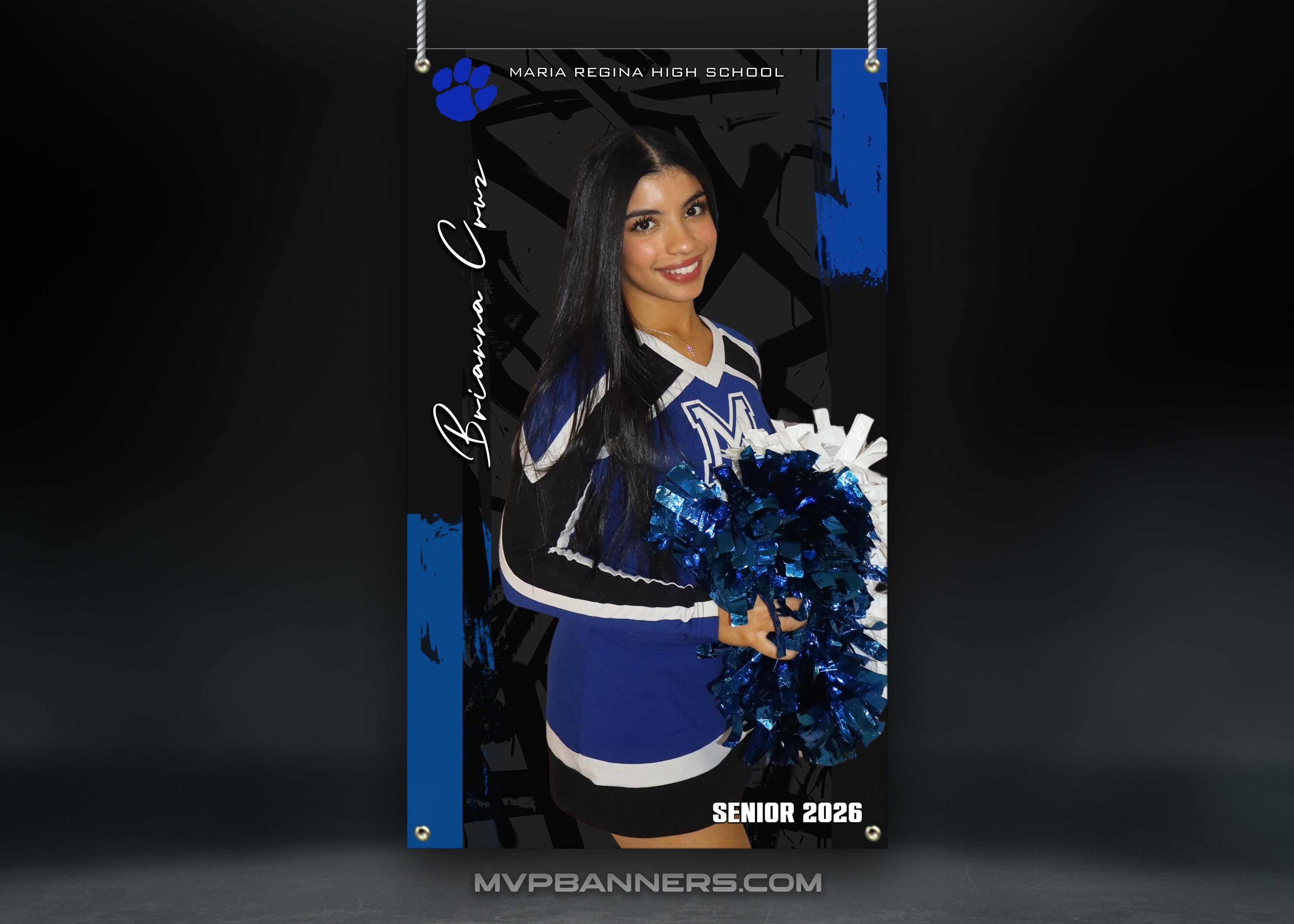 Custom Sports Banner | Senior Night | Cheer | Dance | Quiet Power