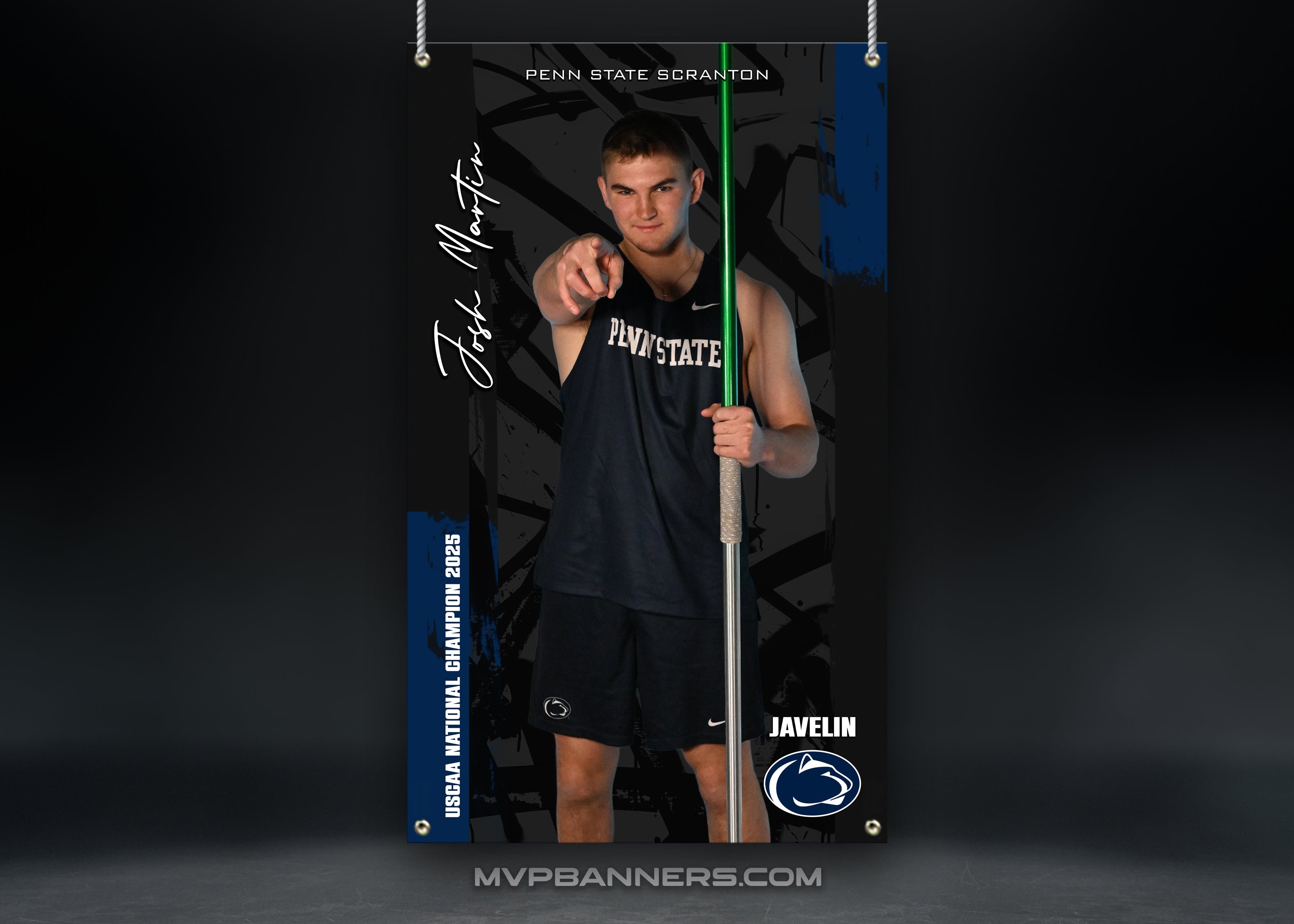 Track & Field Sports Banner | Senior Night | Cross Country | Track & Field | Quiet Power