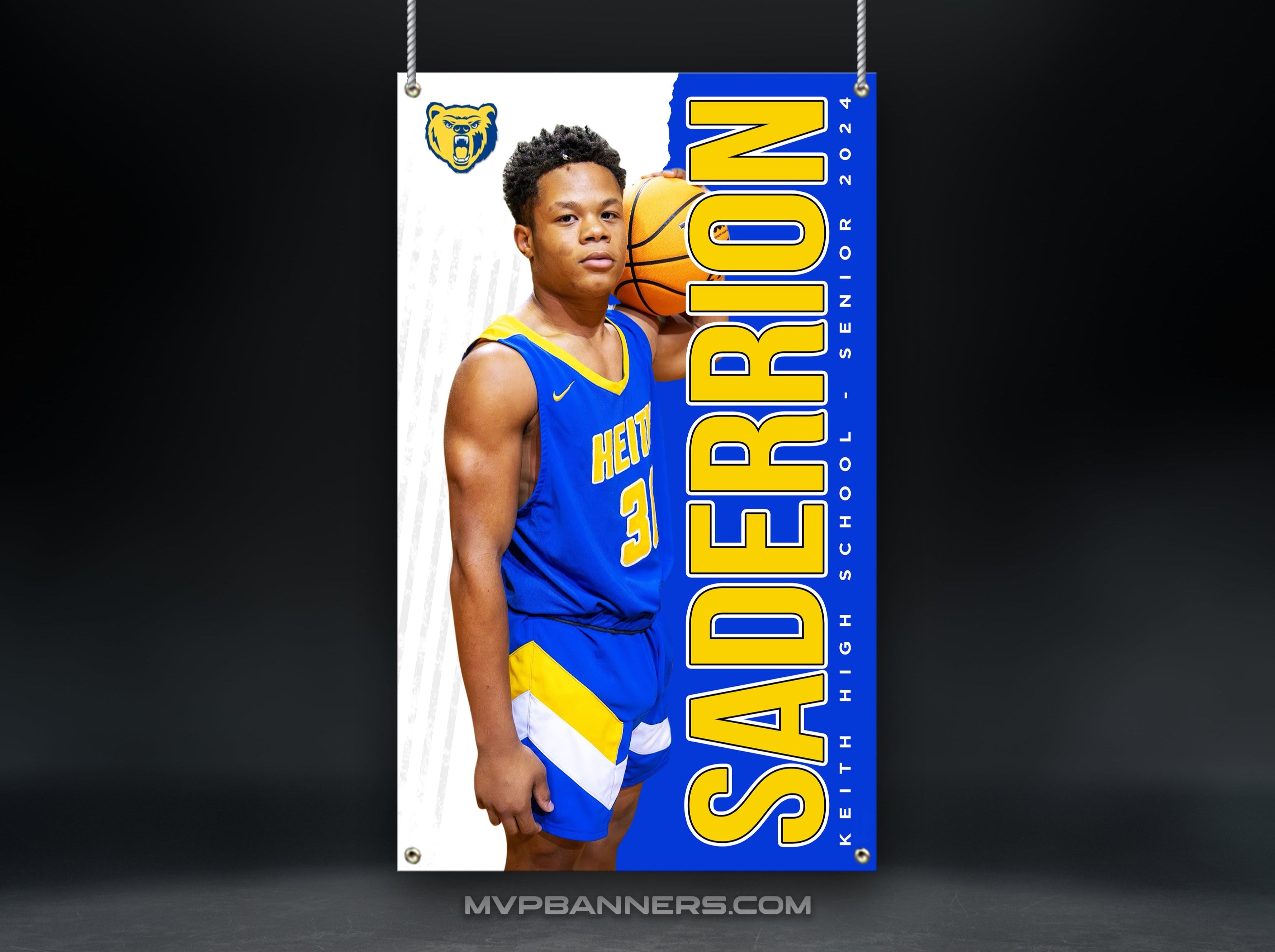 Custom Sports Banner | Senior Night | Basketball | Mighty Tear