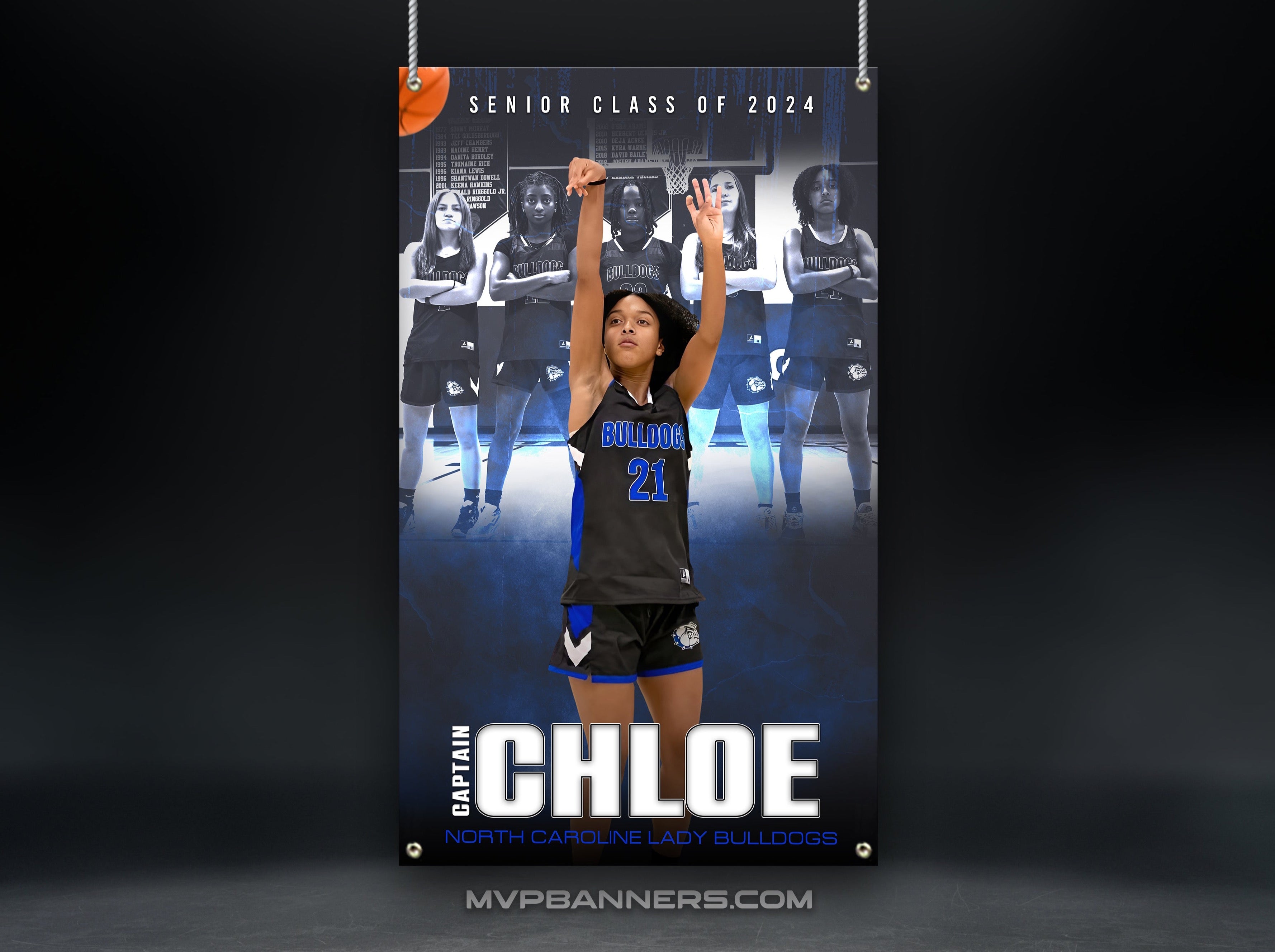 Custom Sports Banner | Senior Night | Basketball | Odyssey Twist