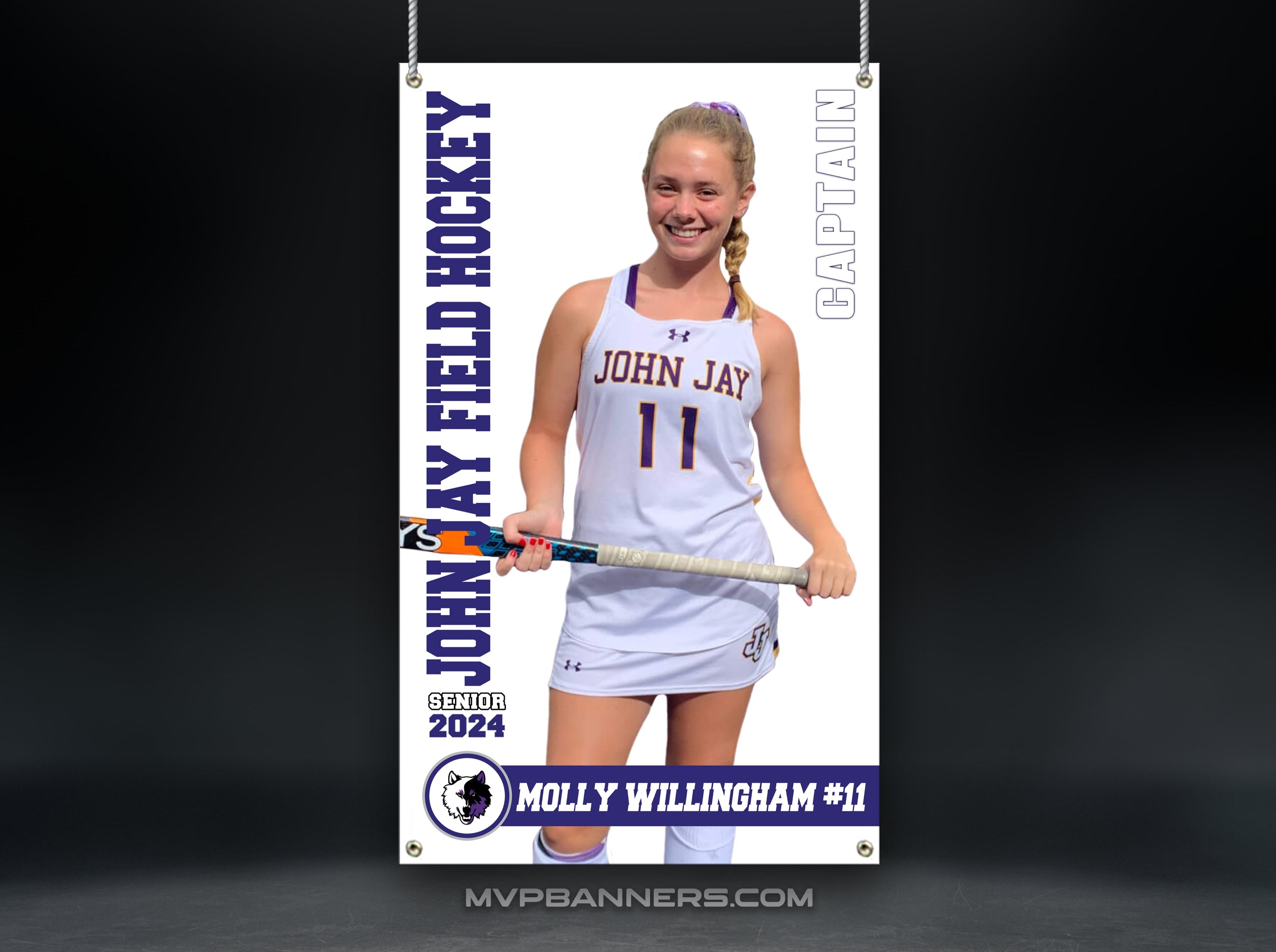 Custom Sports Banner | Senior Night | Road to Victory Field Hockey