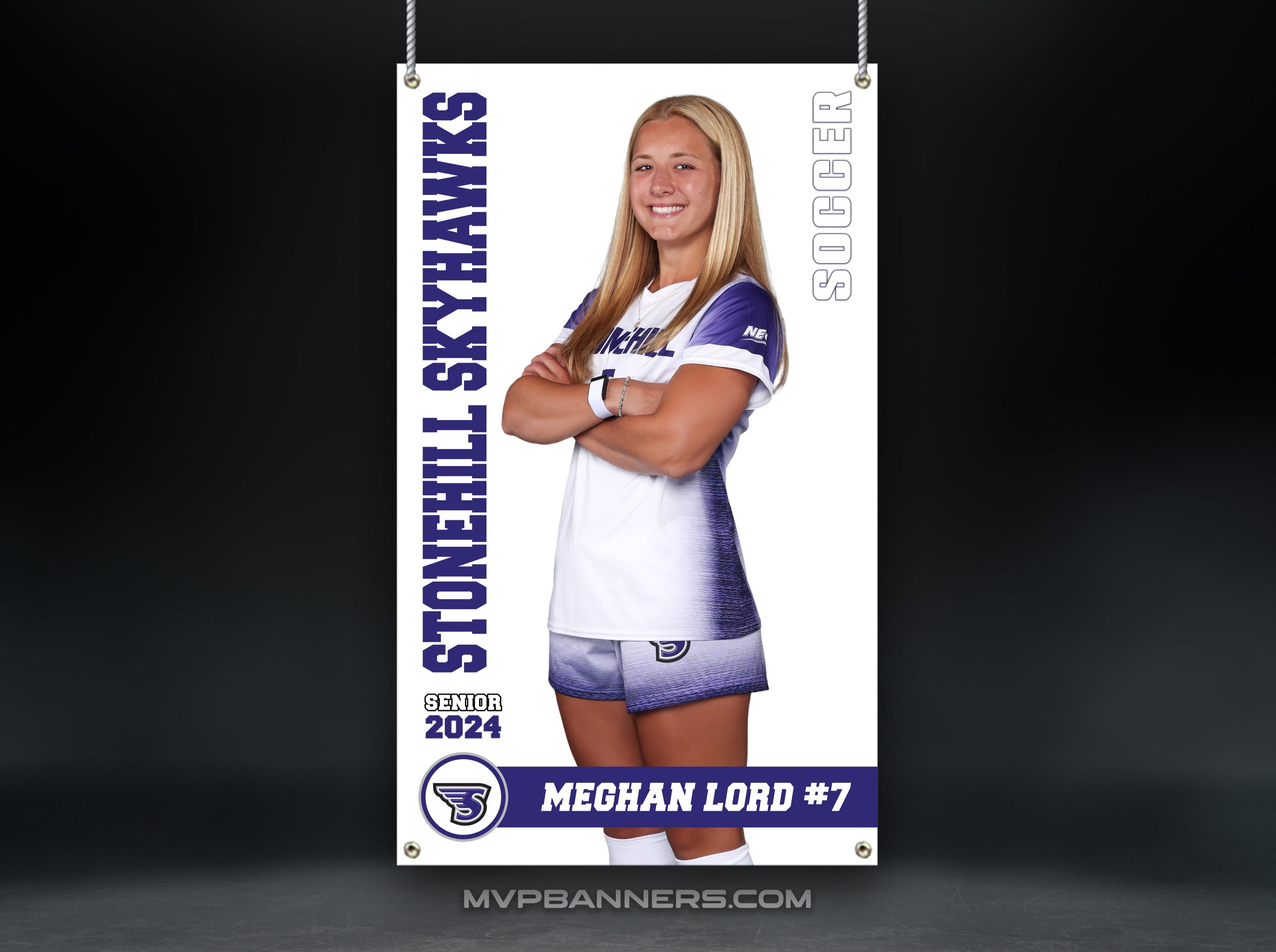 Custom Sports Banner | Senior Night | Soccer | Road to Victory