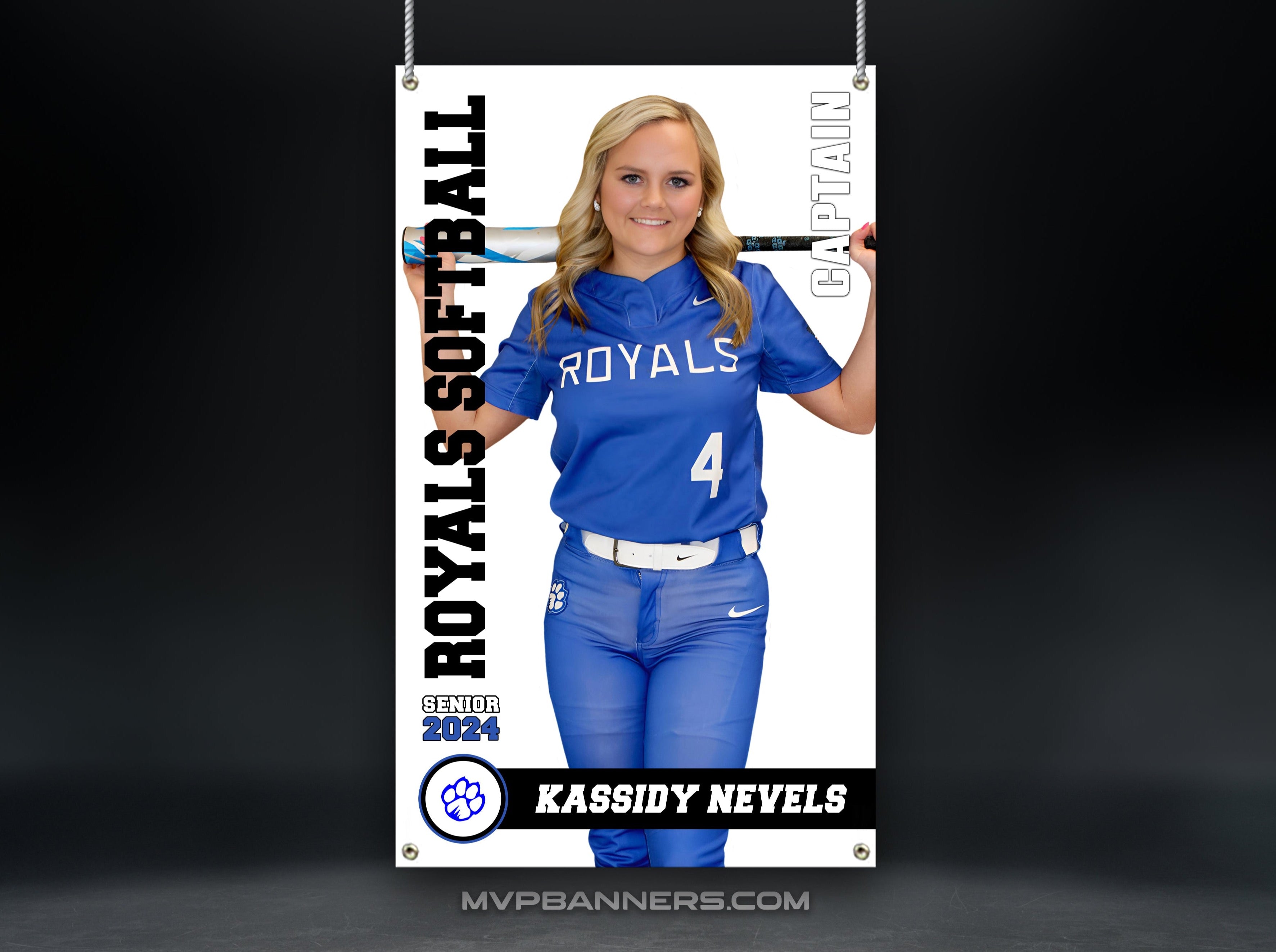 Custom Sports Banner | Senior Night | Softball | Road to Victory