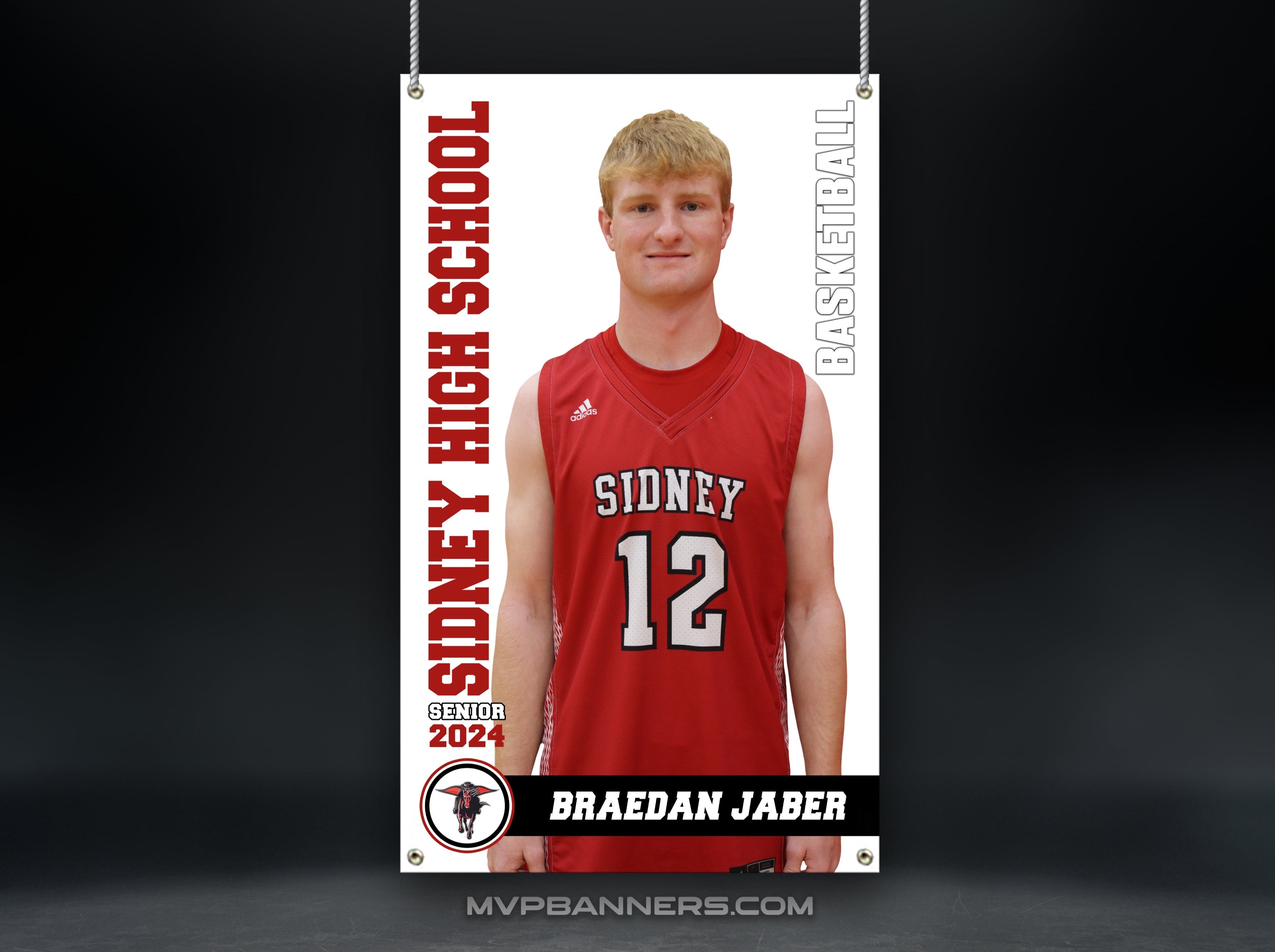 Custom Sports Banner | Senior Night | Basketball | Road to Victory