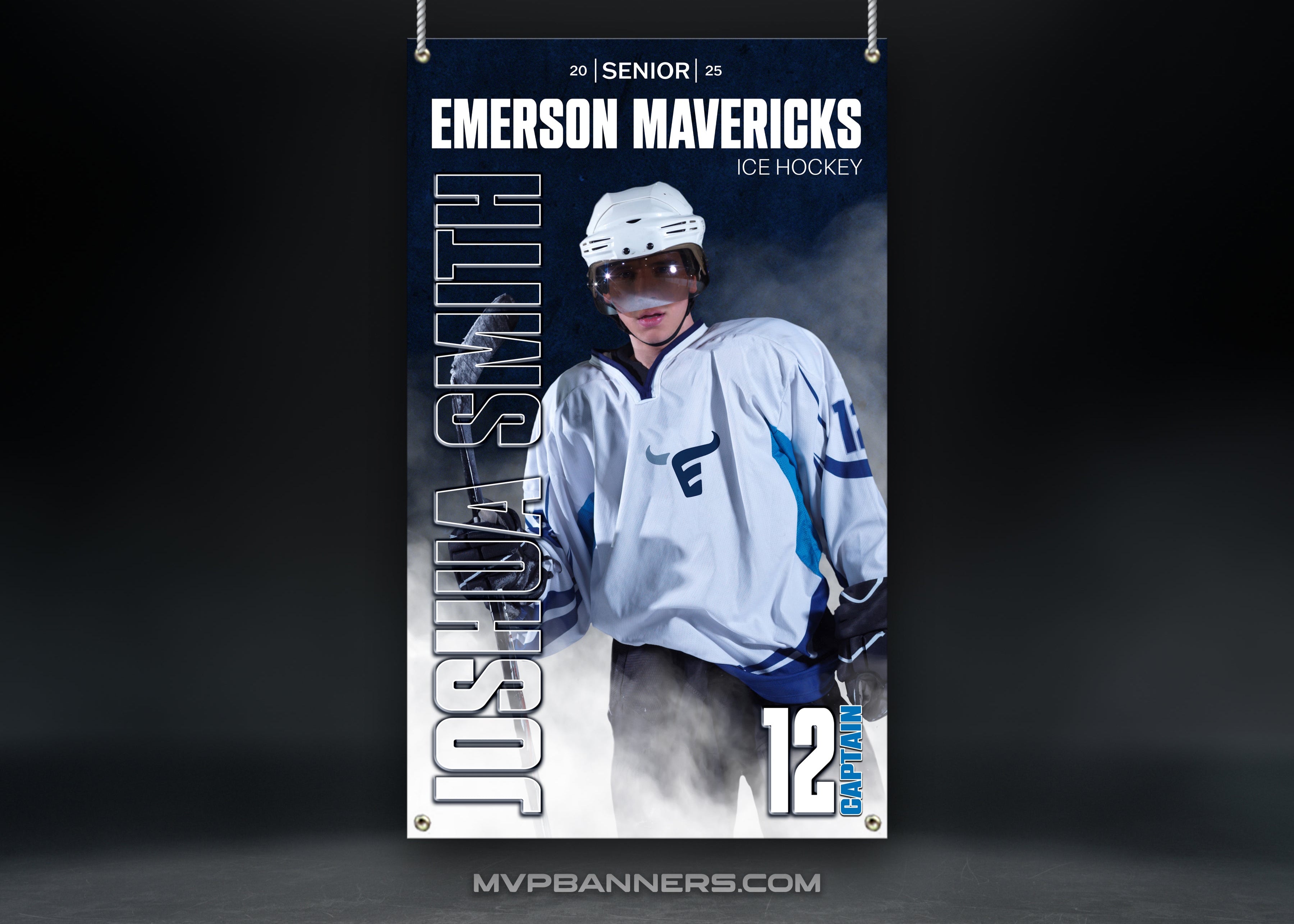 Custom Sports Banner | Senior Night | Ice Hockey | GameDay Fog