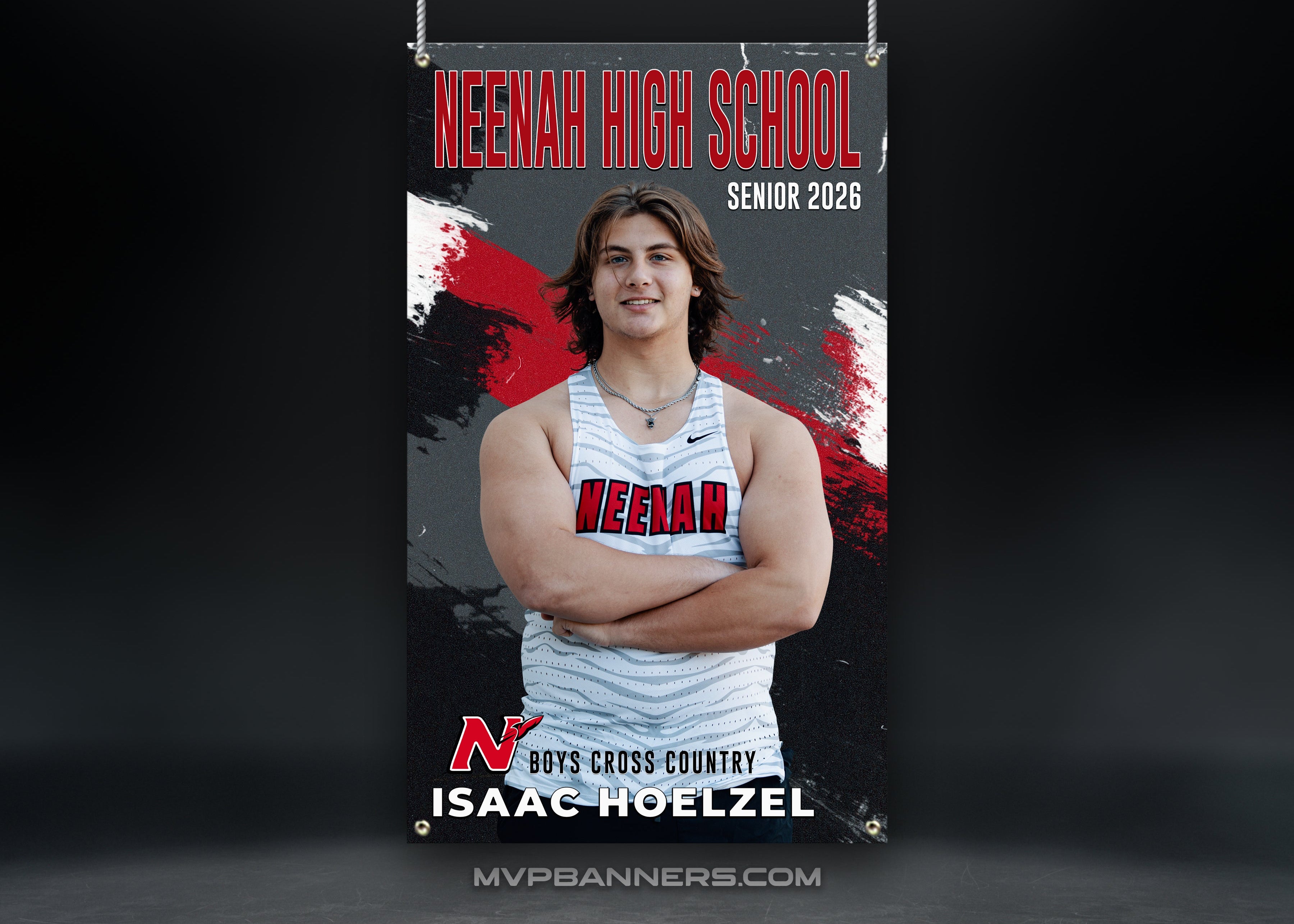 Custom Sports Banner | Senior Night | Cross Country | Track & Field - Graffiti