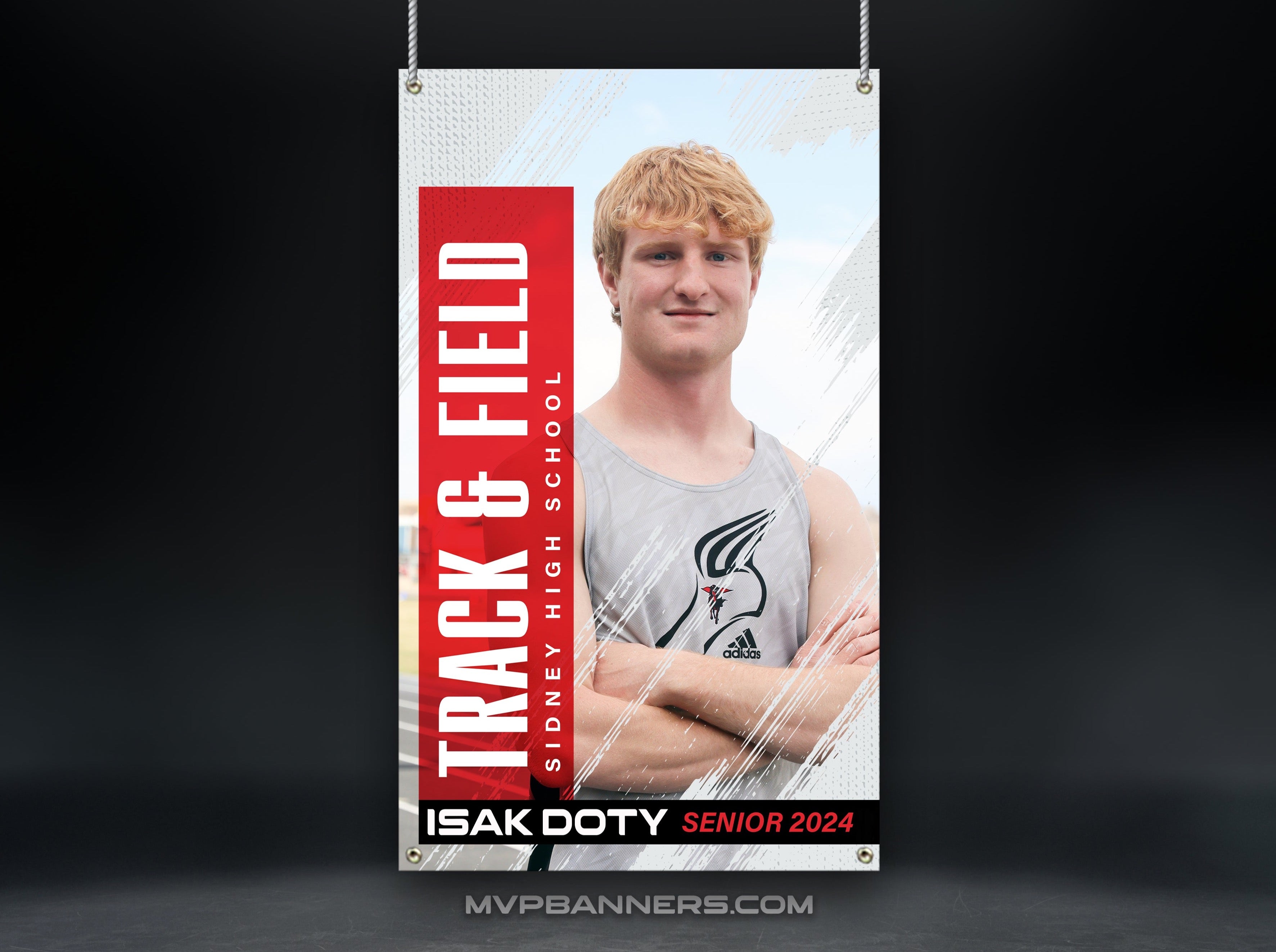 Custom Sports Banner | Senior Night | Cross Country | Track & Field | Event Ticket