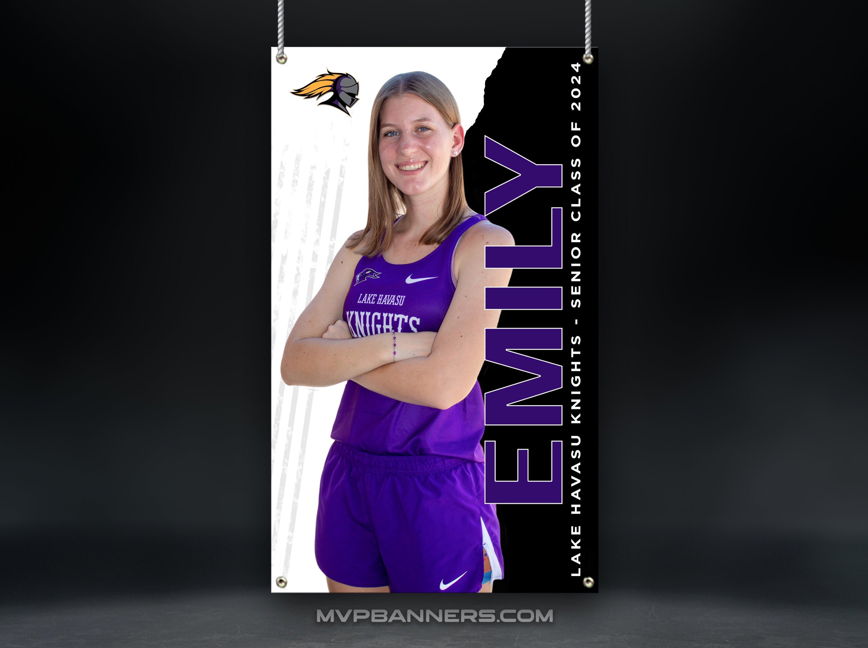 Custom Sports Banner | Senior Night | Cross Country | Track & Field | Mighty Tear