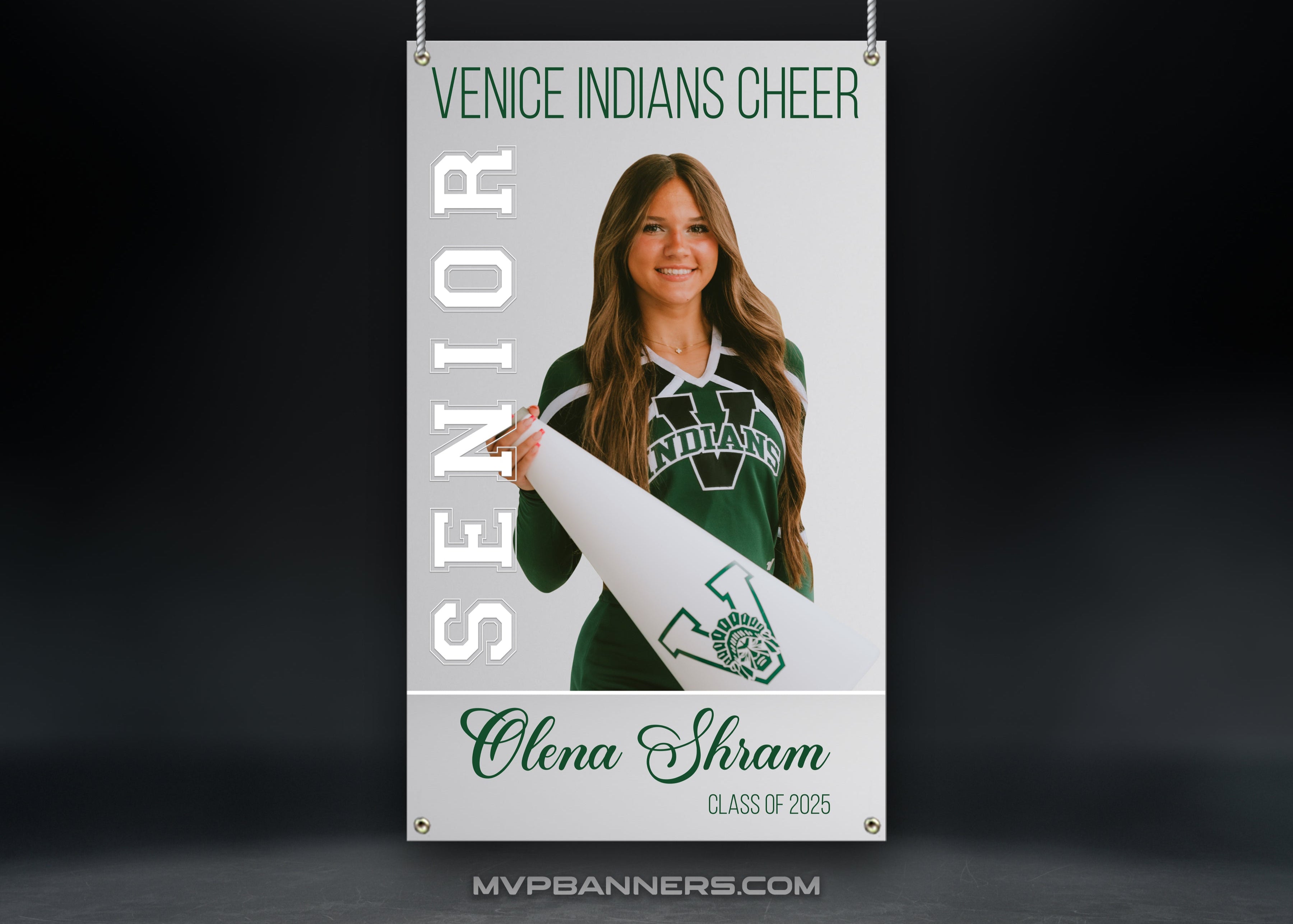 Custom Sports Banner | Event Ticket |  Cheer | The Milestone Edit