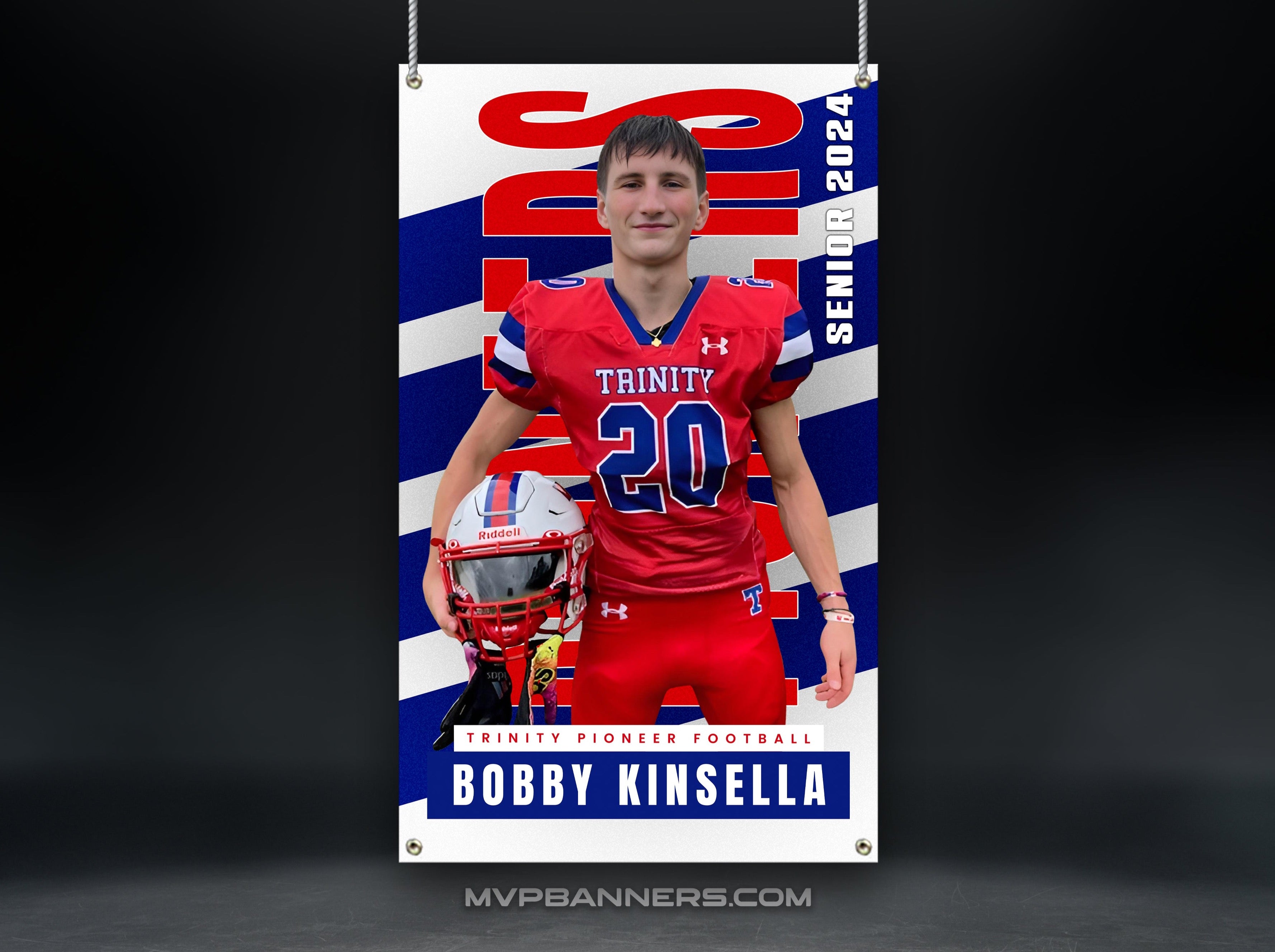 Custom Sports Banner | Senior Night | Peak Motion Football