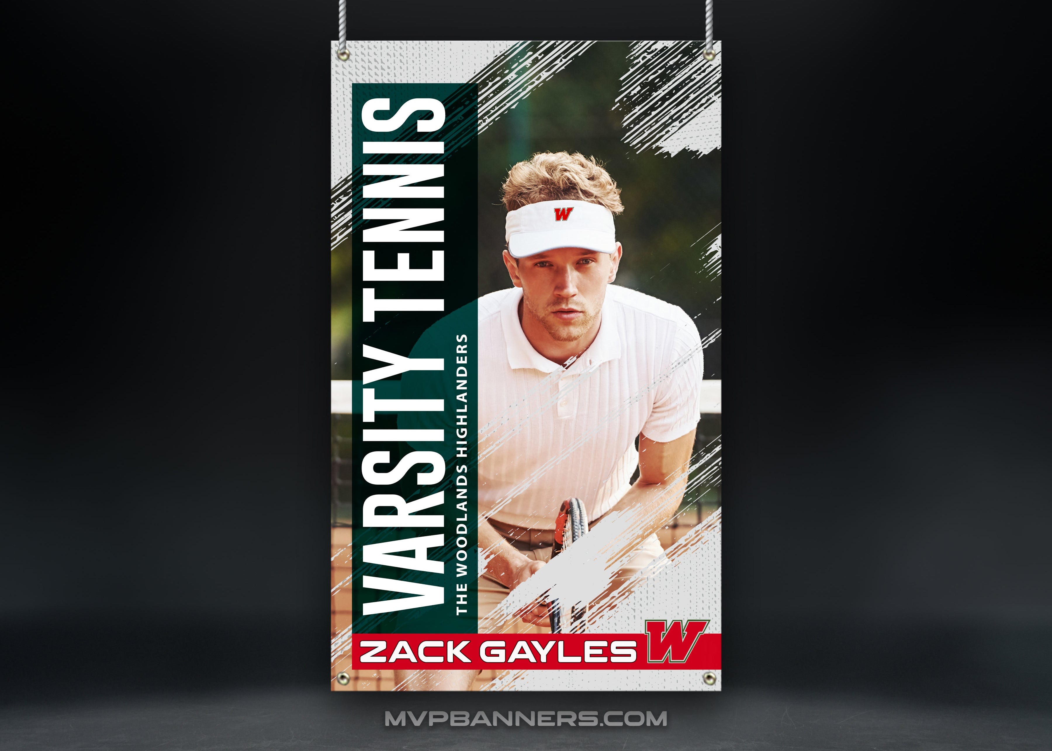 Custom Sports Banner | Senior Night | Tennis | Event Ticket