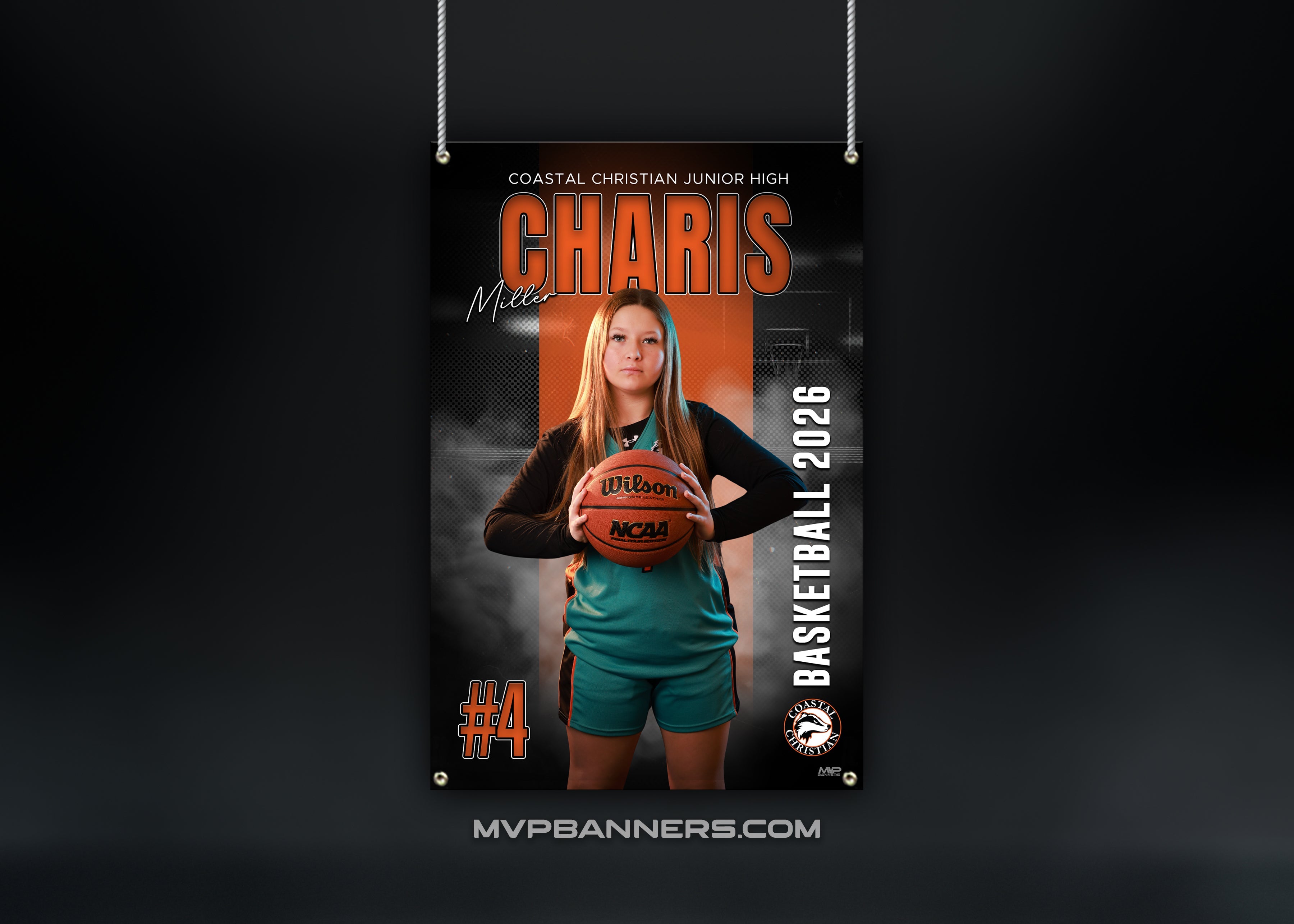 Custom Coastal Christian Banner - Stadium Shadows