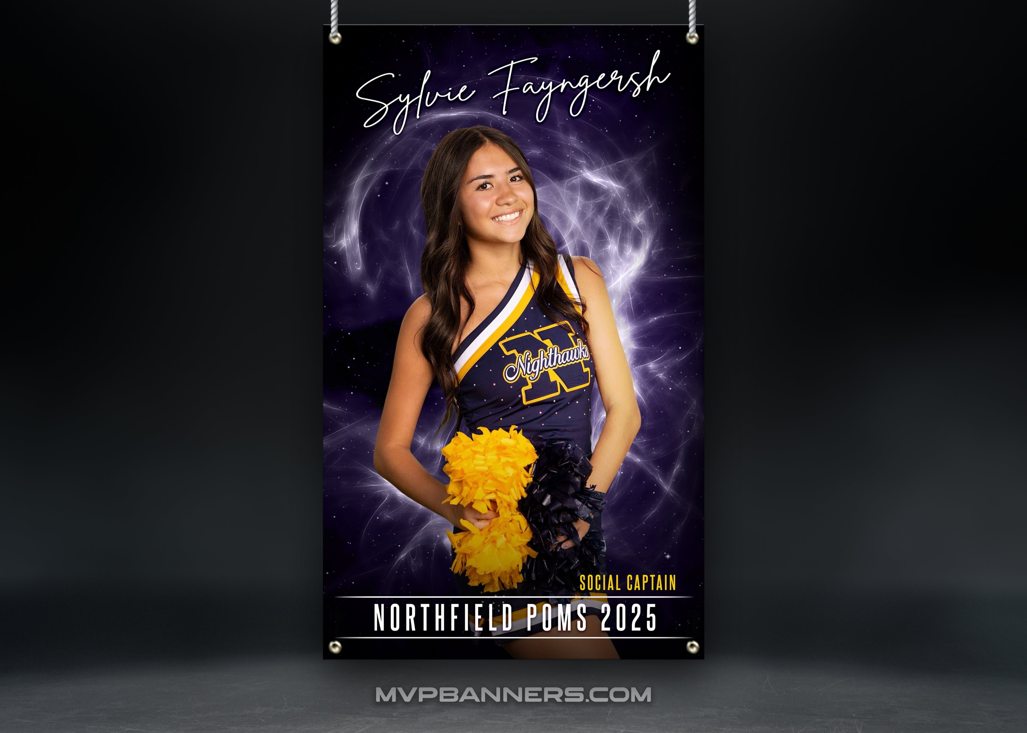 Custom Sports Banner | Senior Night | Cheer | Dance | Starlight Spark