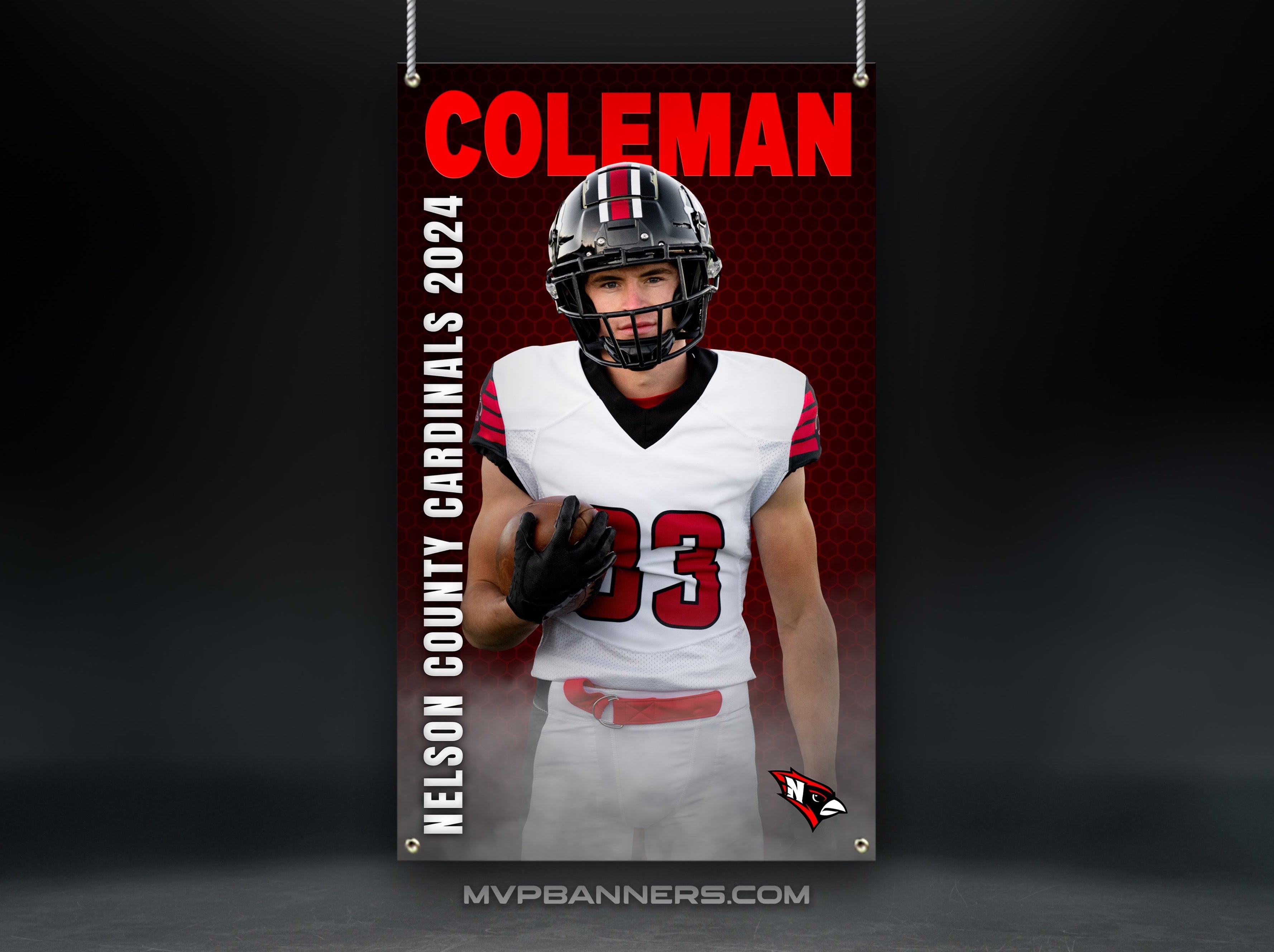 Custom Sports Banner | Senior Night | Honeycomb Football