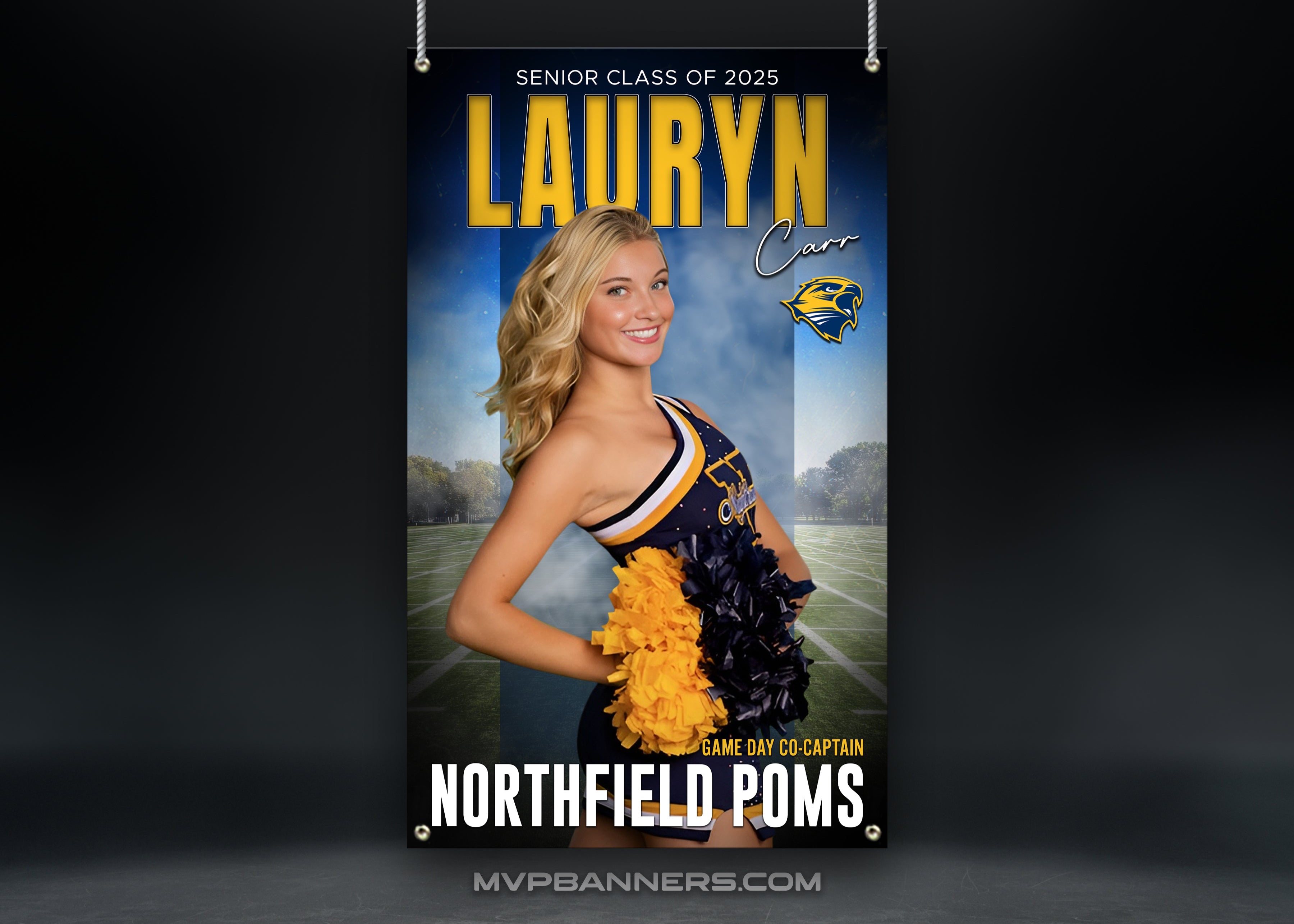 Custom Sports Banner | Senior Night | Cheer | Dance | Sideline Glam