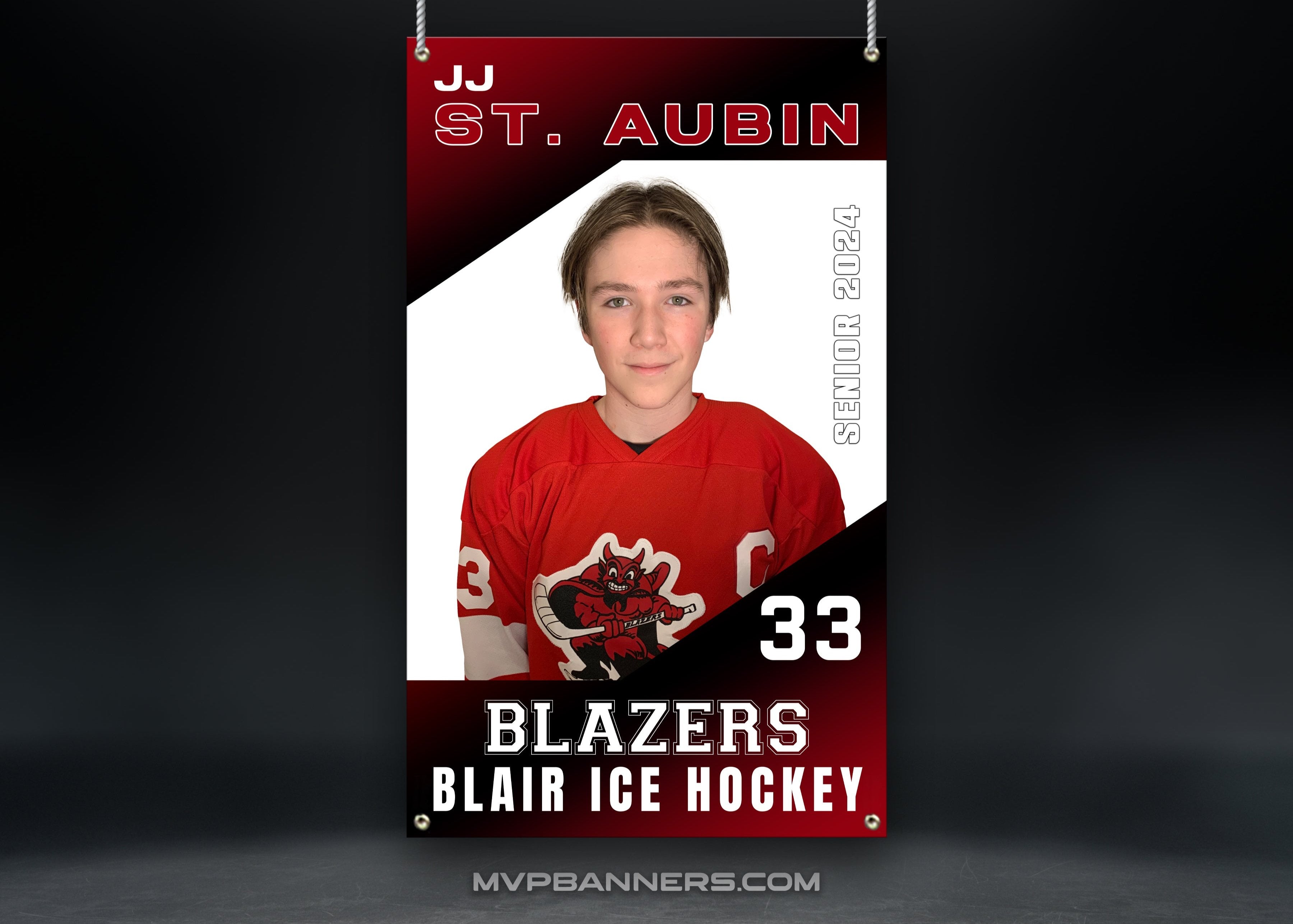 Custom Sports Banner | Senior Night | Ice Hockey | Apex