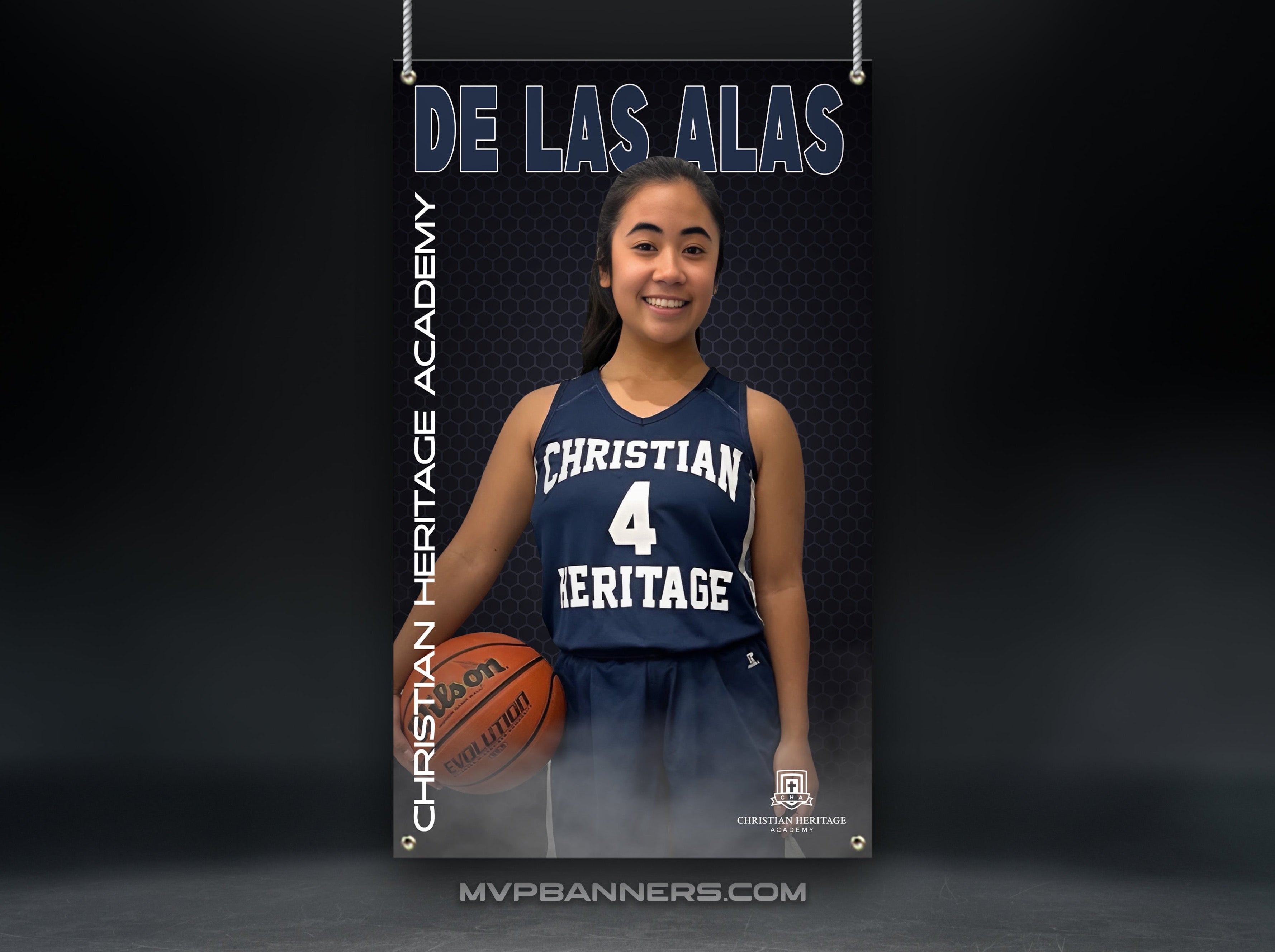 Custom Sports Banner | Senior Night | Basketball | Honeycomb