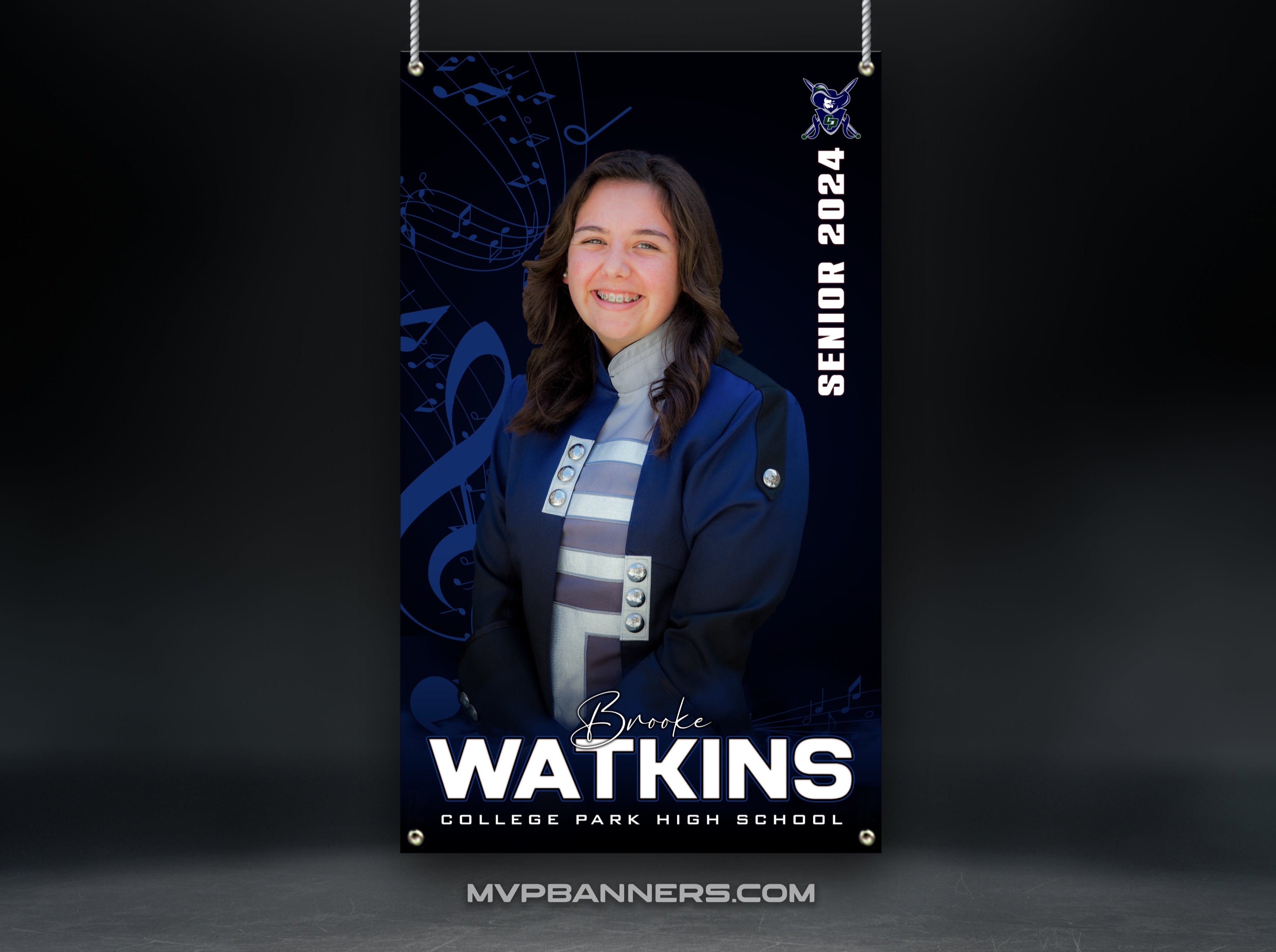 Custom Sports Banner | Senior Night | Band | Color Guard | Drill Team | Life of Rhythms