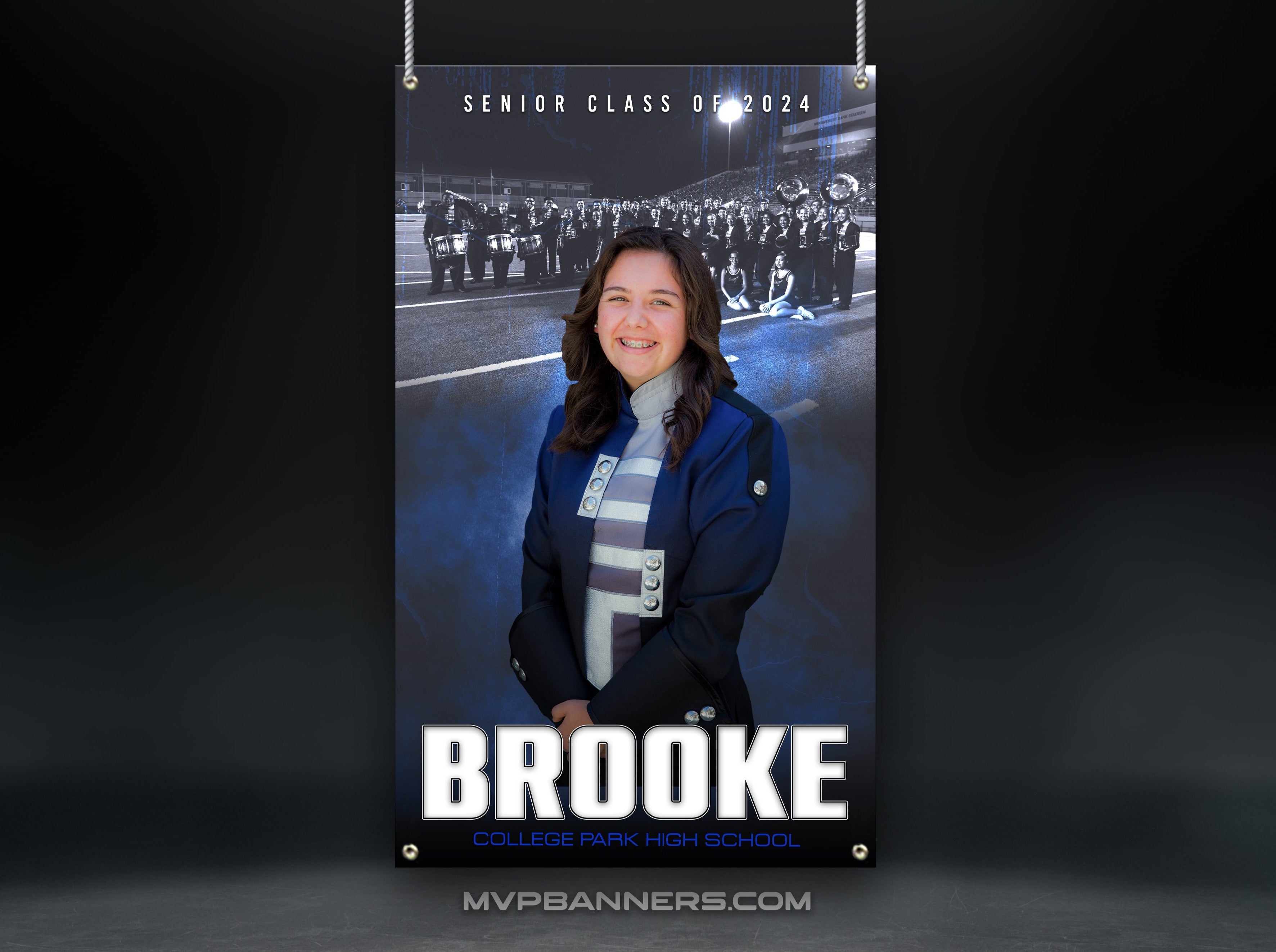 Custom Sports Banner | Senior Night | Band | Color Guard | Drill Team | Odyssey Twist