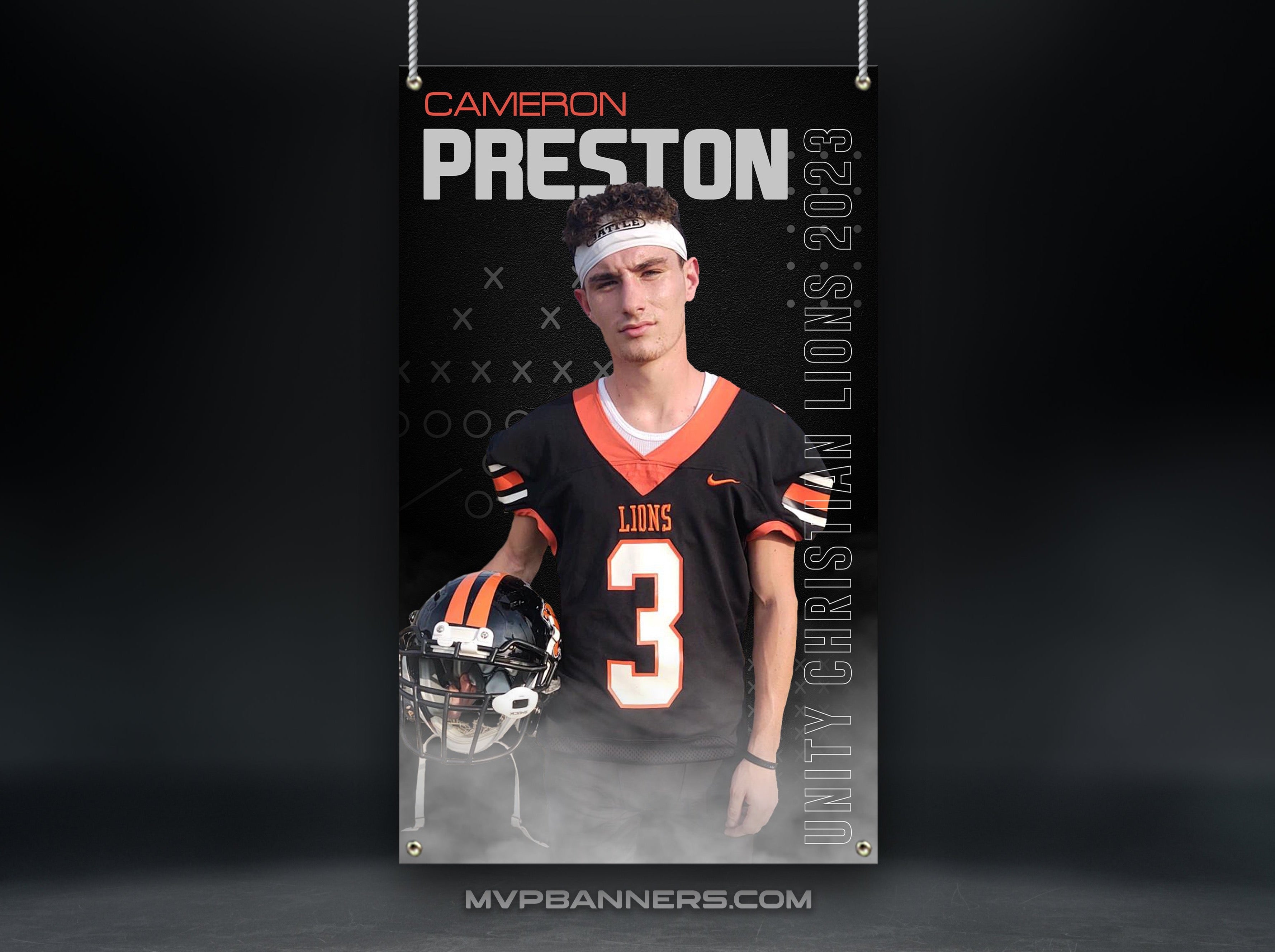 Custom Sports Banner | Senior Night | Playbook Football