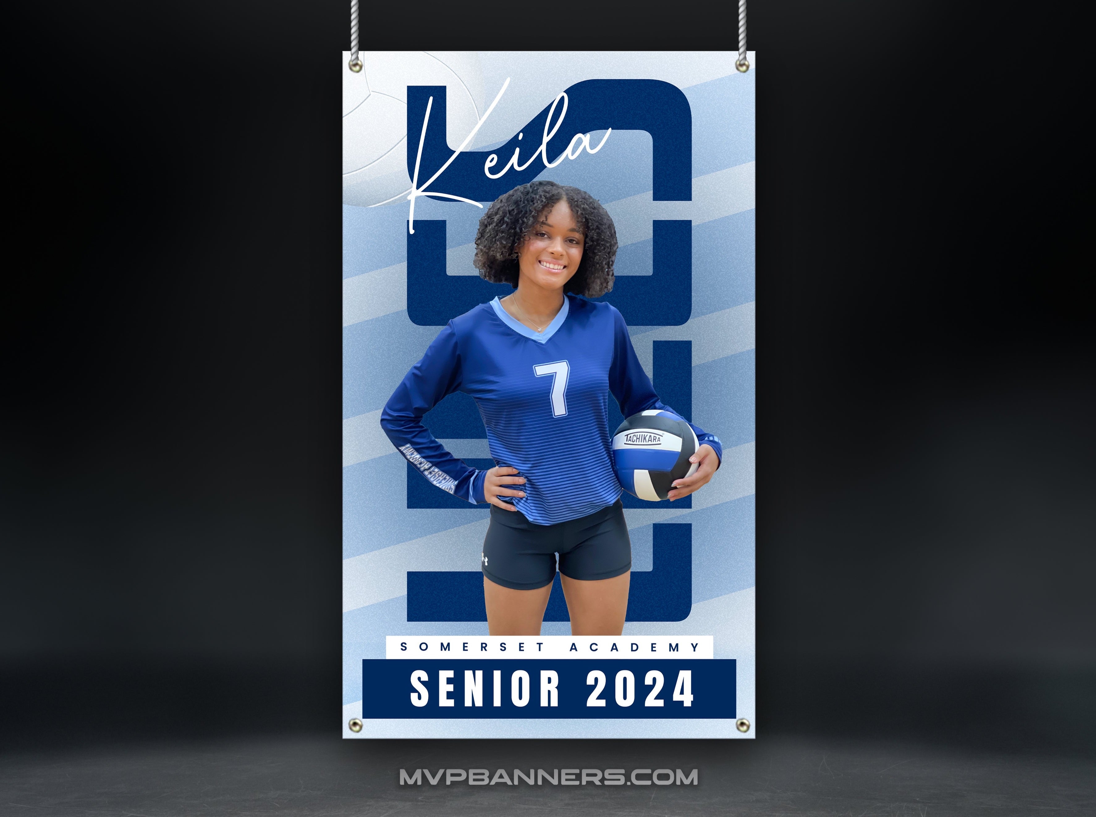 Custom Sports Banner | Senior Night | Peak Motion Volleyball