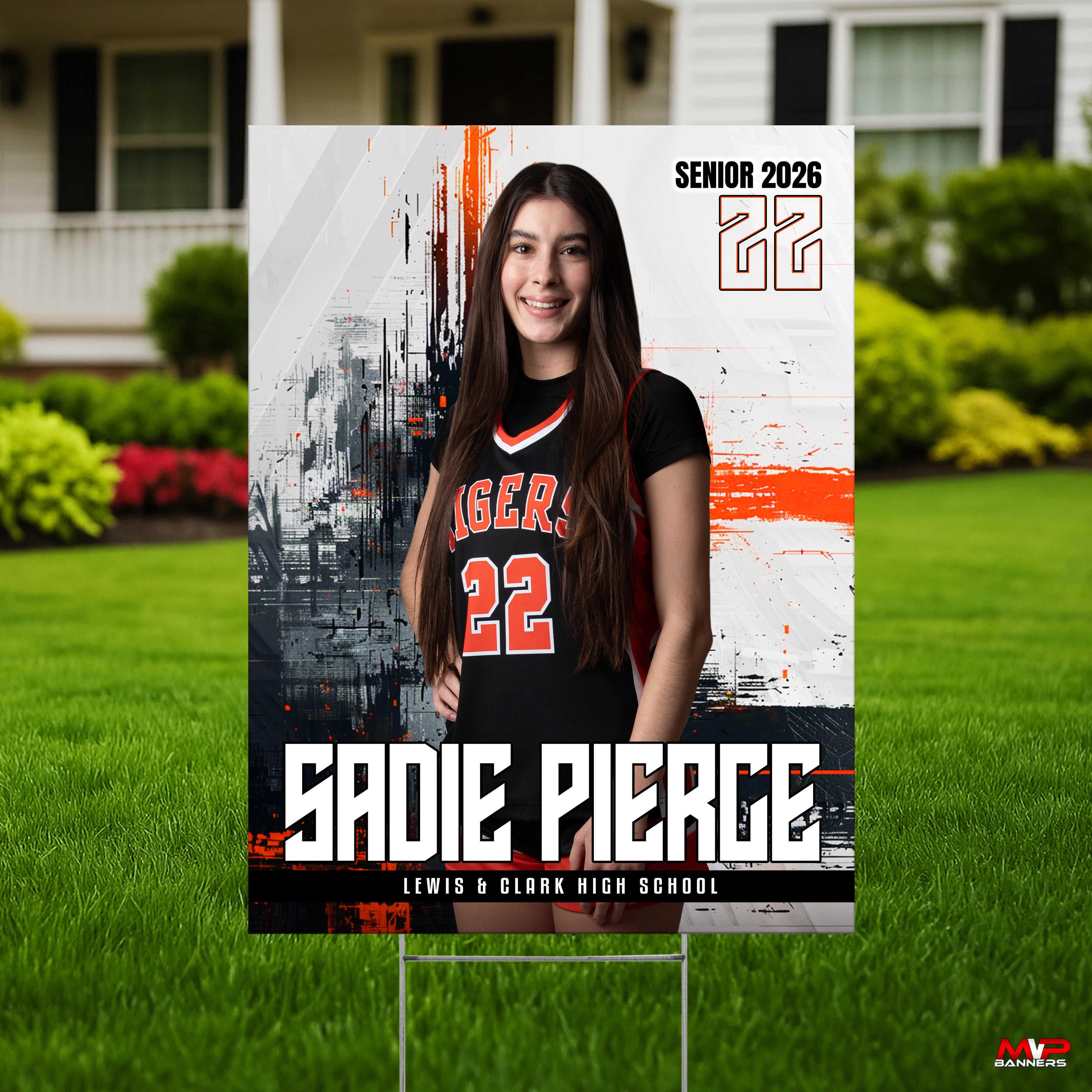 Custom Sports Banner | Senior Night | Basketball | Fracture Zone