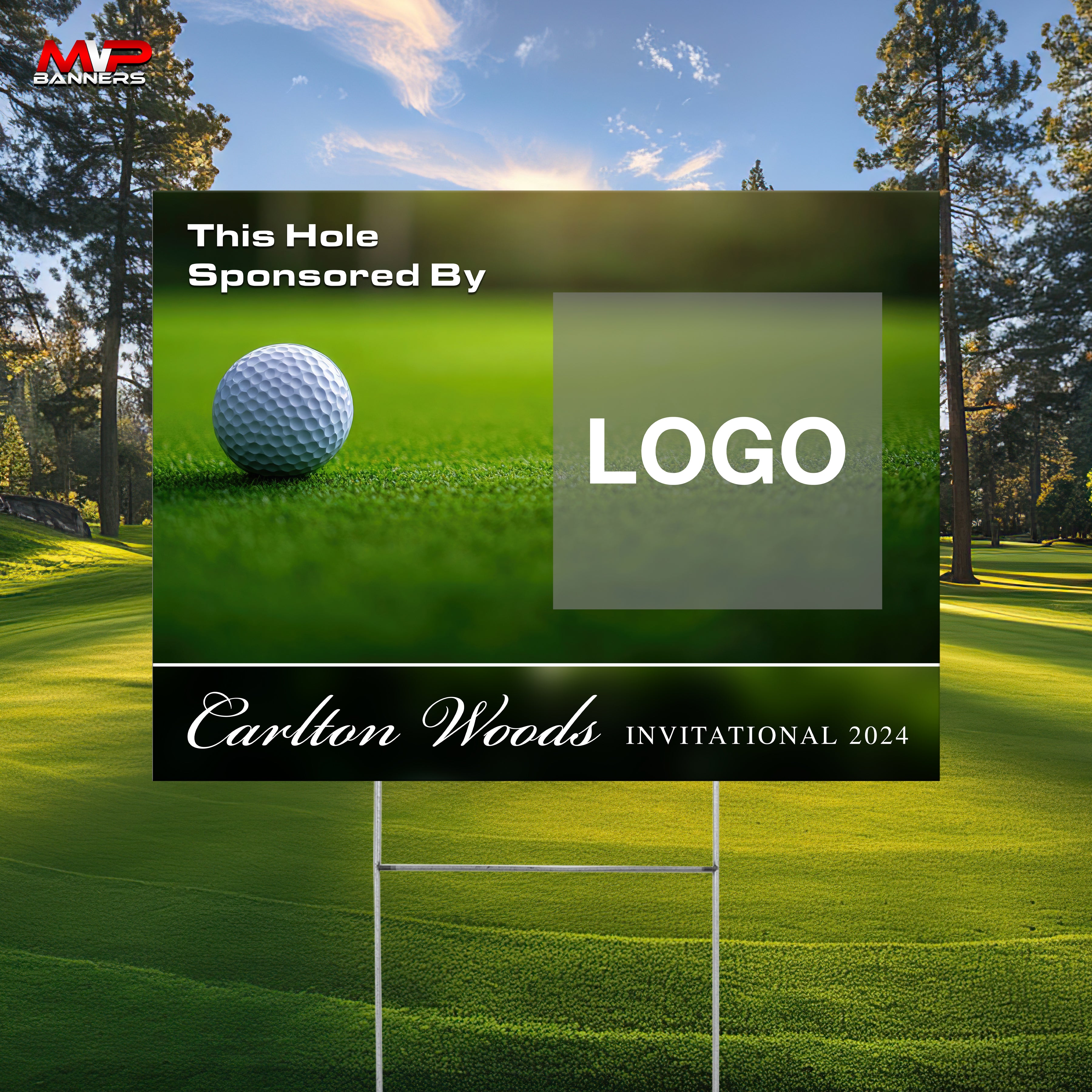 Custom Golf Sponsor Tee Signs | Highlight Your Supporters on the Course | Golfers' Paradise