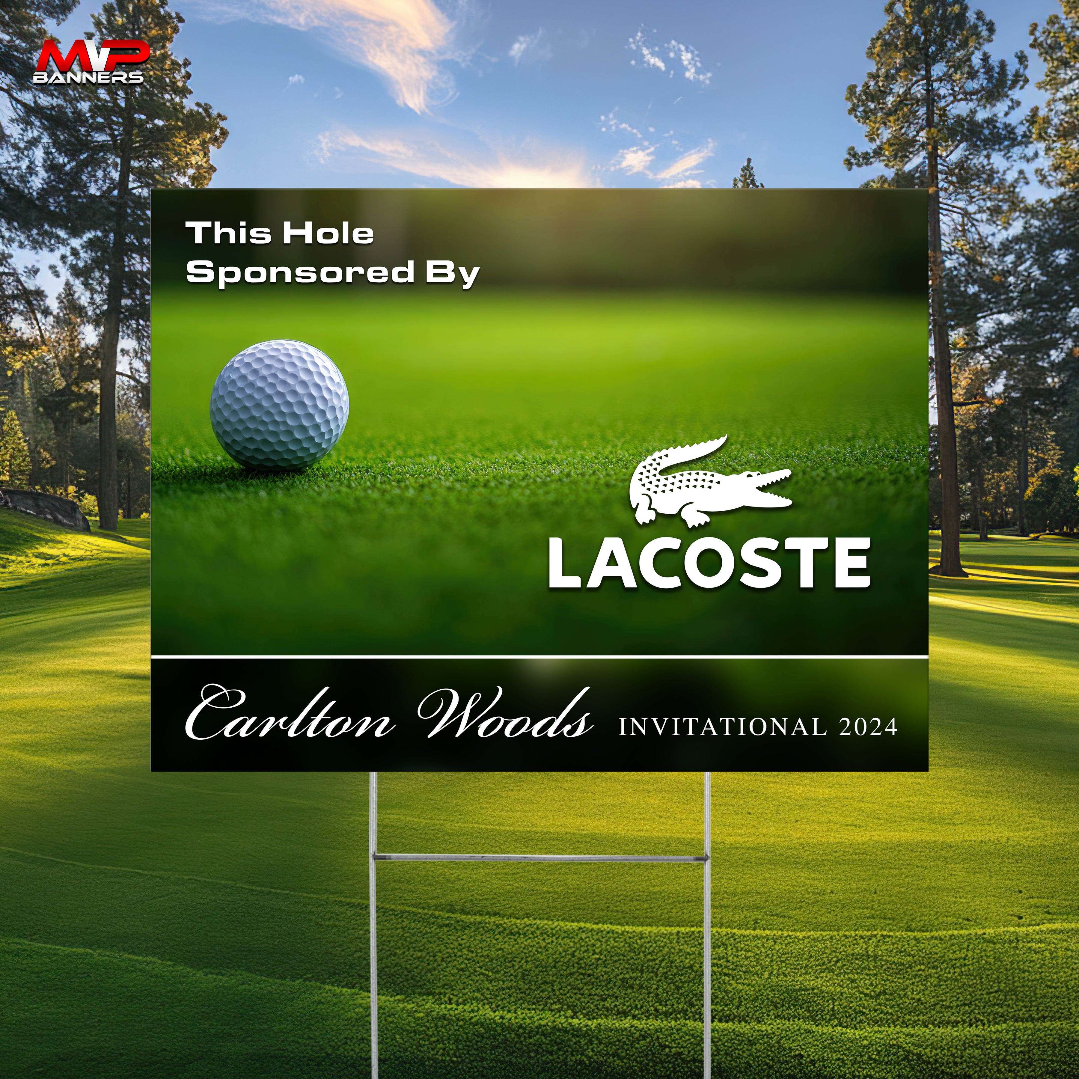 Custom Golf Sponsor Tee Signs | Highlight Your Supporters on the Course | Golfers' Paradise