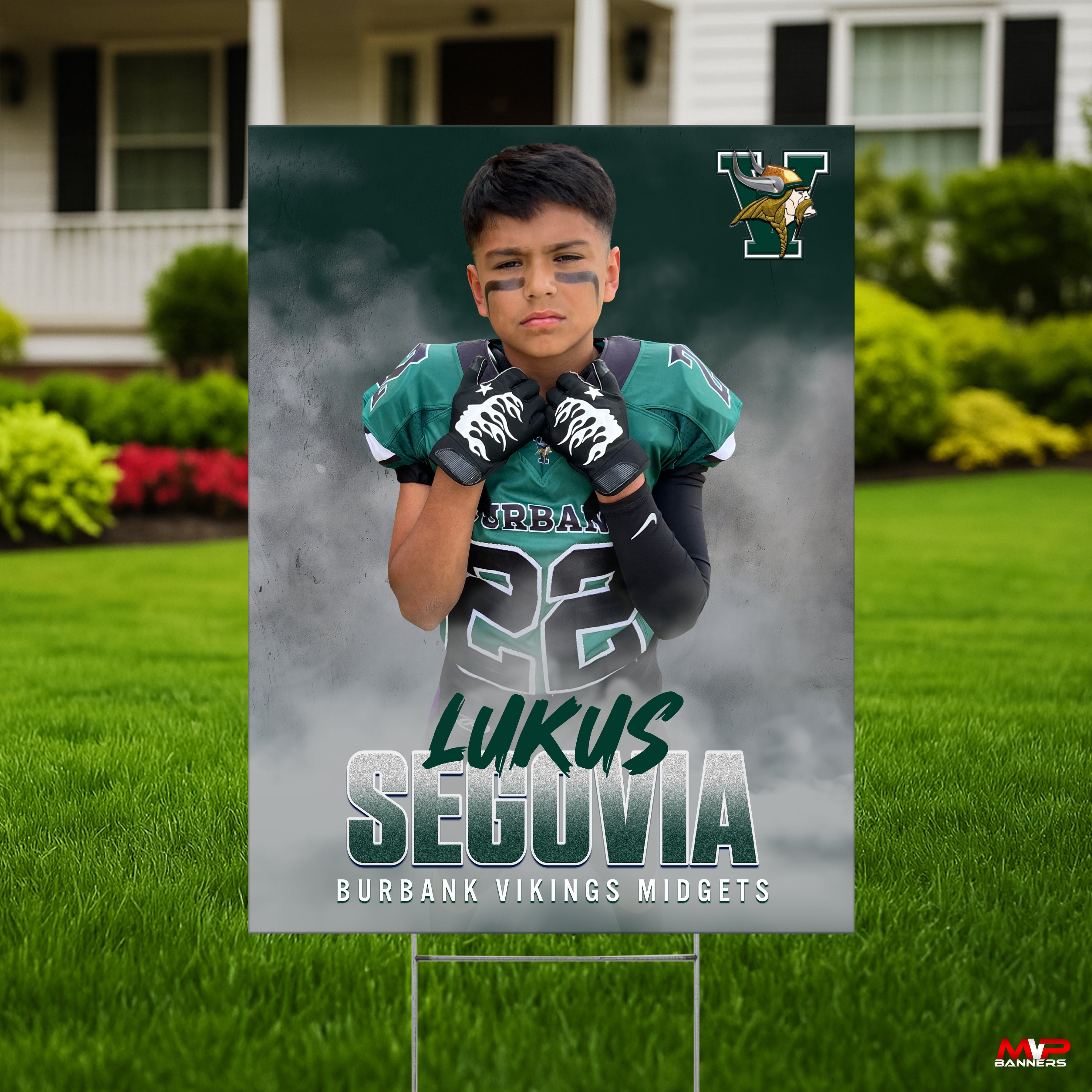 Printed Sports Yard Sign | Senior Night Poster | Football  | Heydex