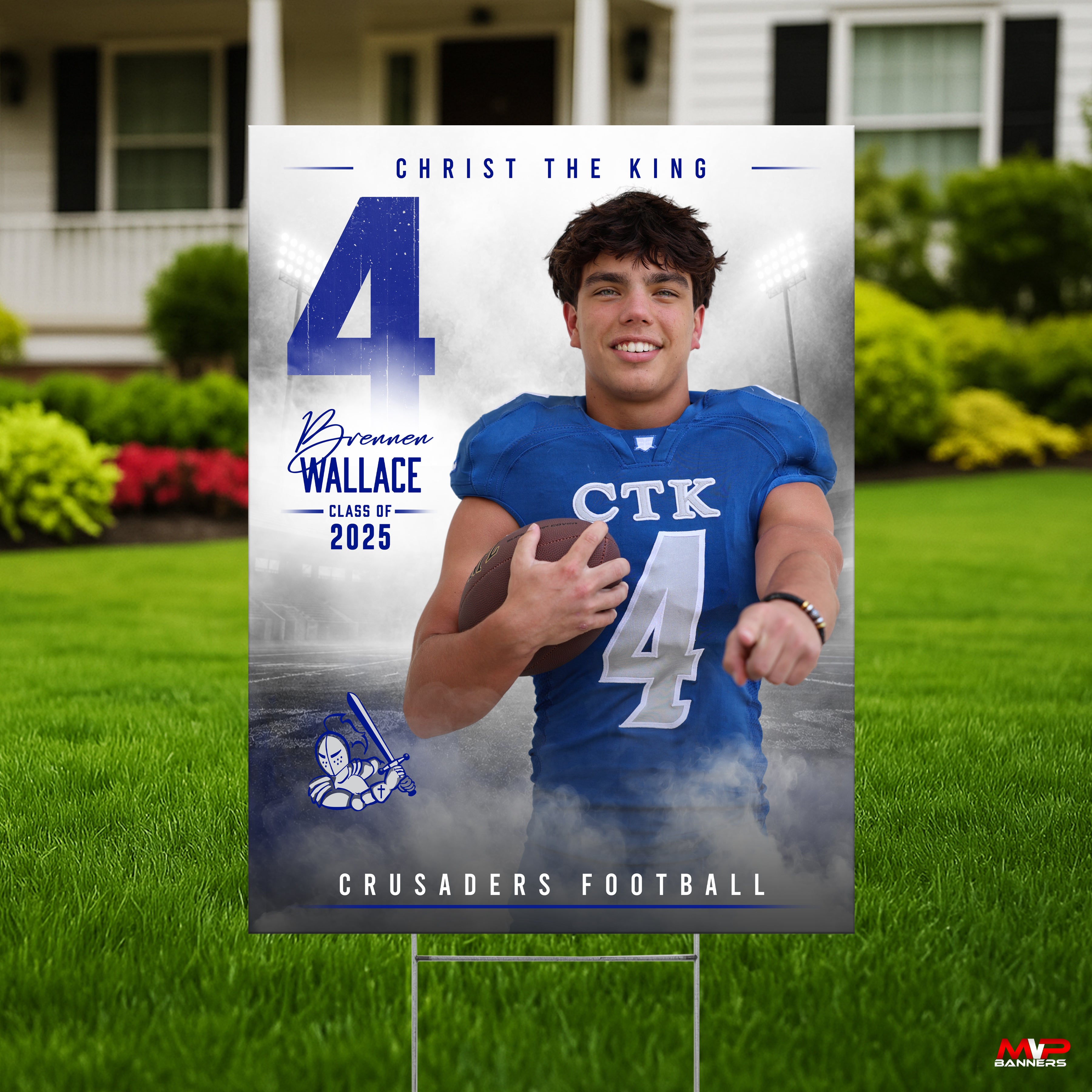 Custom Sports Banner | Senior Night | Football | Legacy Lights