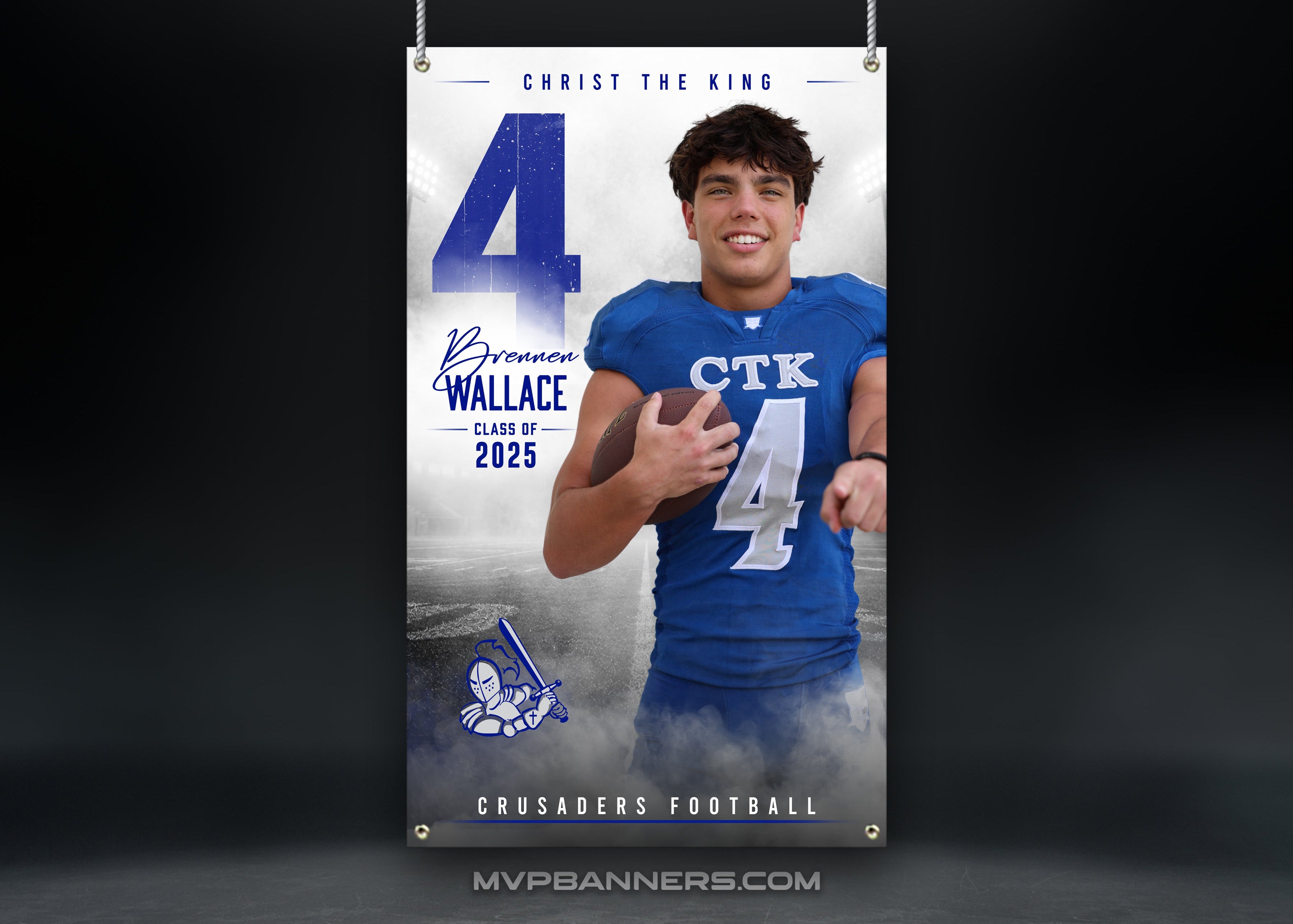 Custom Sports Banner | Senior Night | Football | Legacy Lights