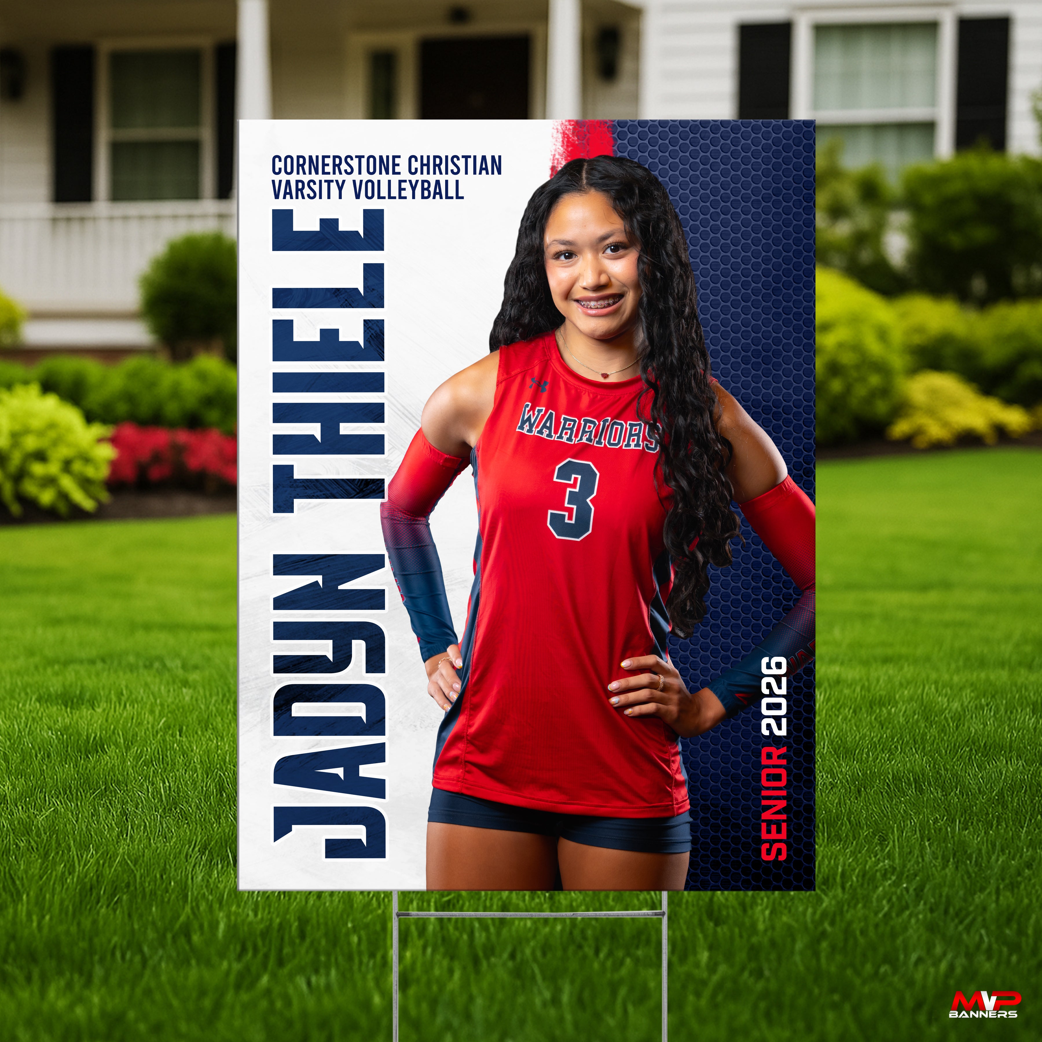 Custom Sports Banner | Senior Night |  Volleyball - Legacy Locked