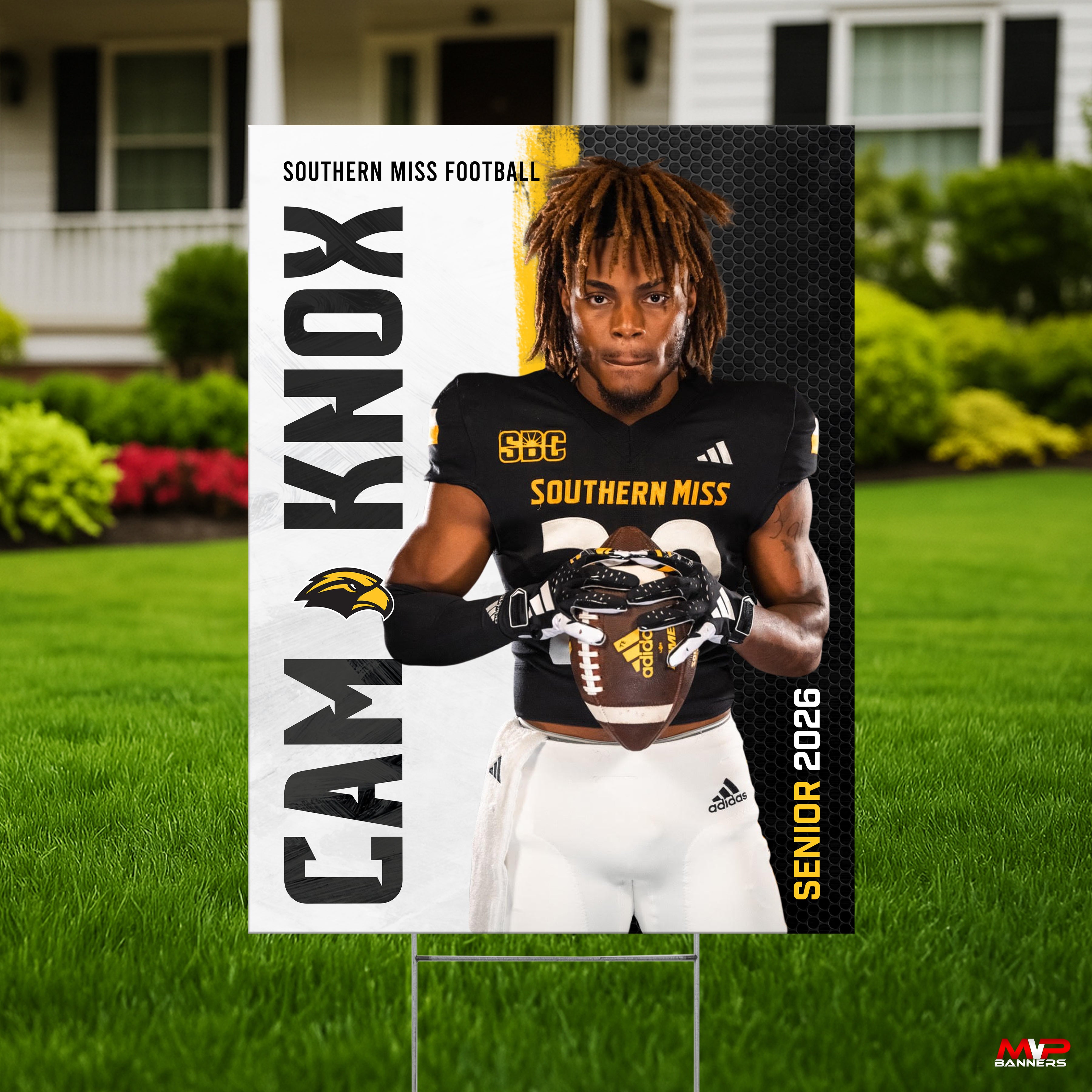 Printed Sports Yard Sign | Senior Night Poster | Football  | Legacy Lock