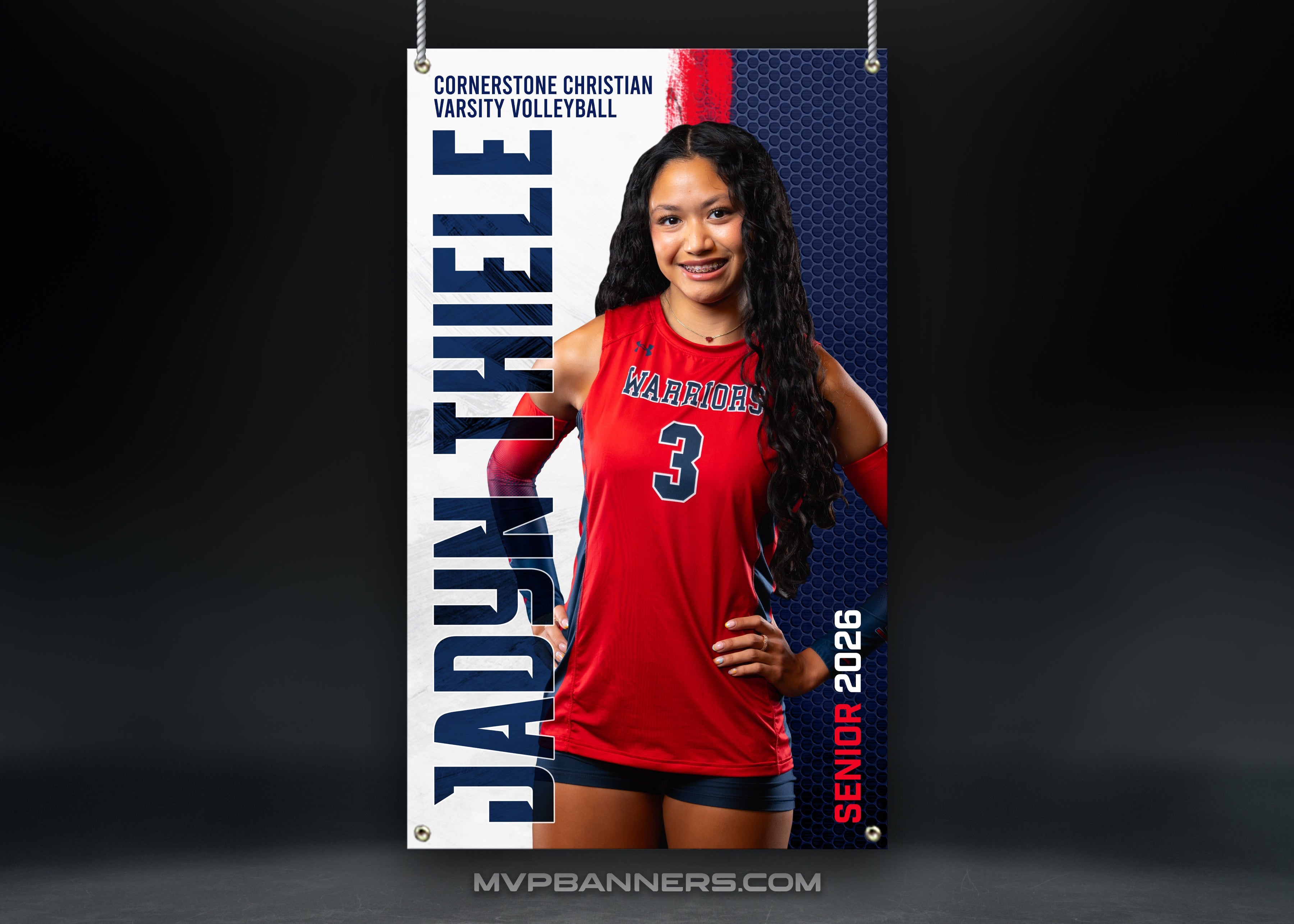 Custom Sports Banner | Senior Night |  Volleyball - Legacy Locked