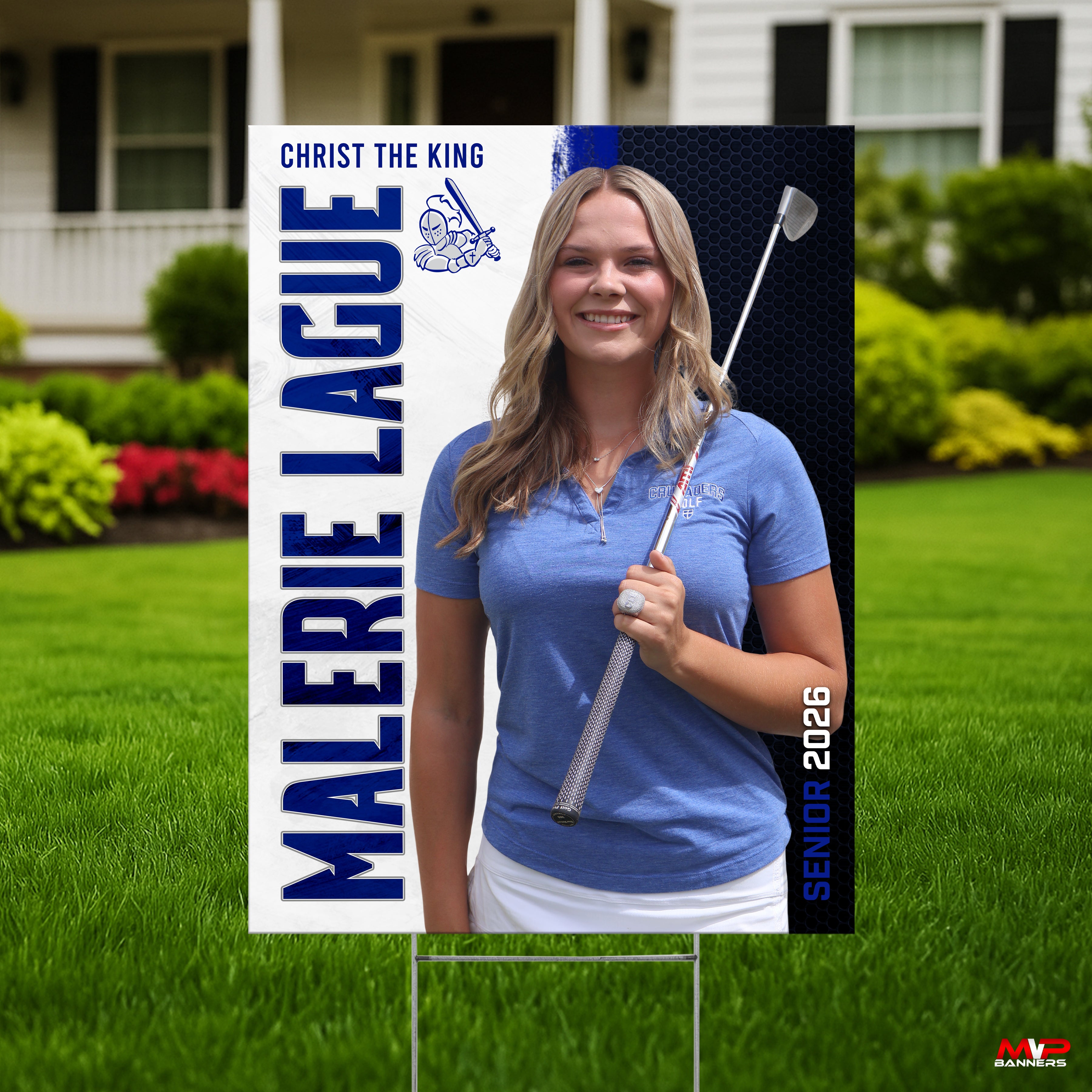Printed Sports Yard Sign | Senior Night Poster | Golf | Legacy Locked