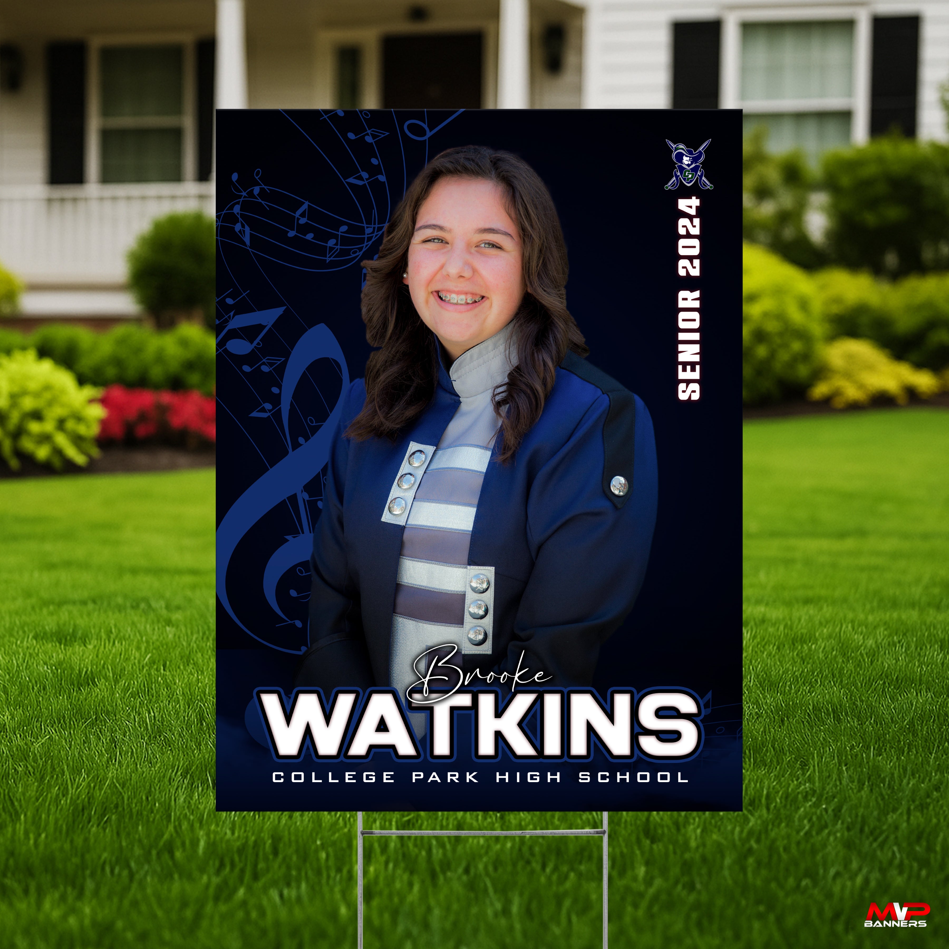 Printed Sports Yard Sign | Senior Night Poster | Band | Color Guard | Drill Team | Legacy Locked