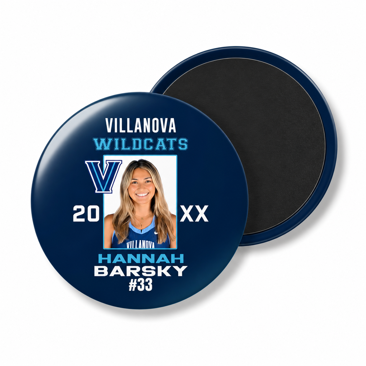 Custom Sports Team Spirit Button & Magnets | Senior Night | All Sports | Apex