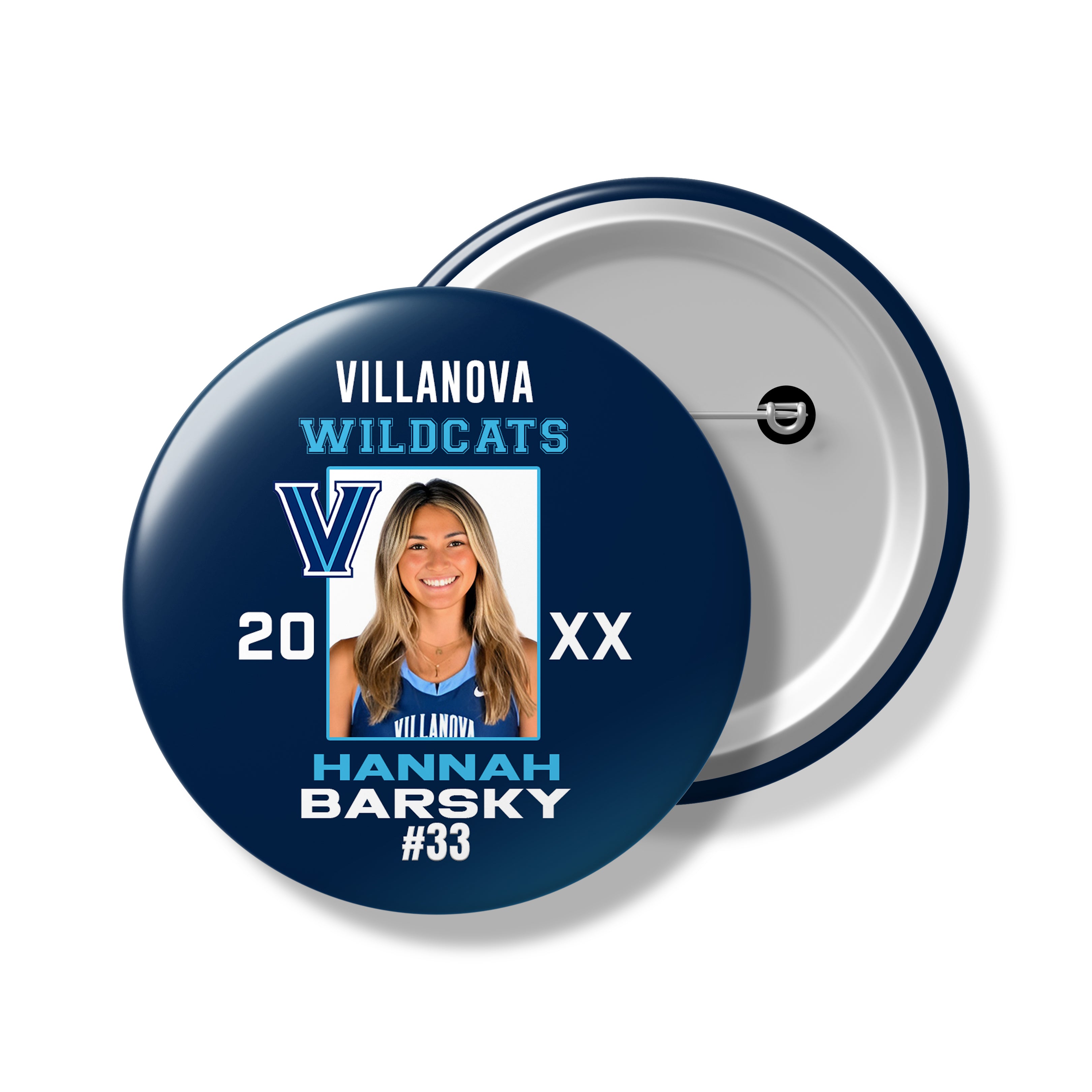 Custom Sports Team Spirit Button & Magnets | Senior Night | All Sports | Apex