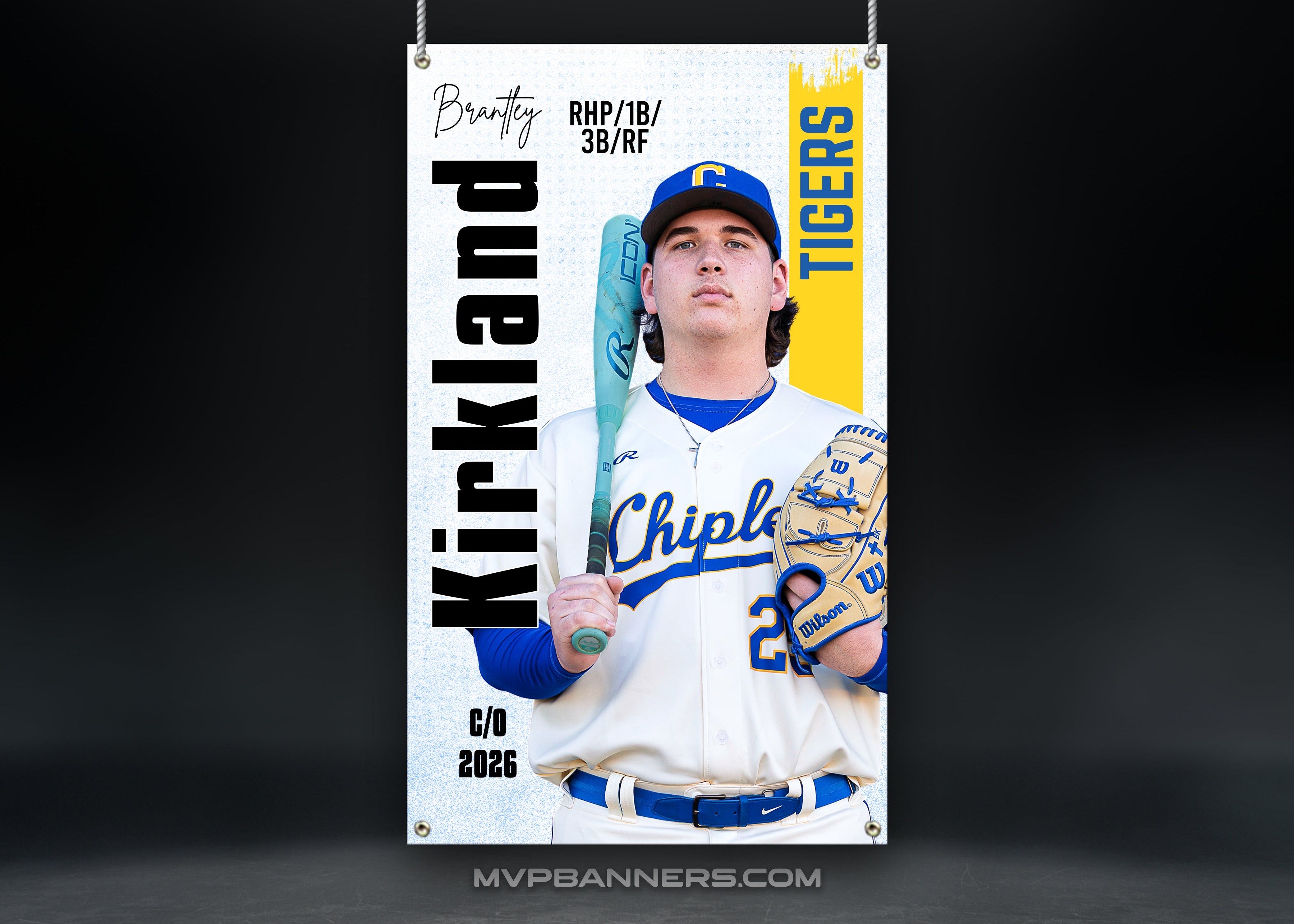 Custom Sports Banner | Senior Night | Baseball | In the Lineup