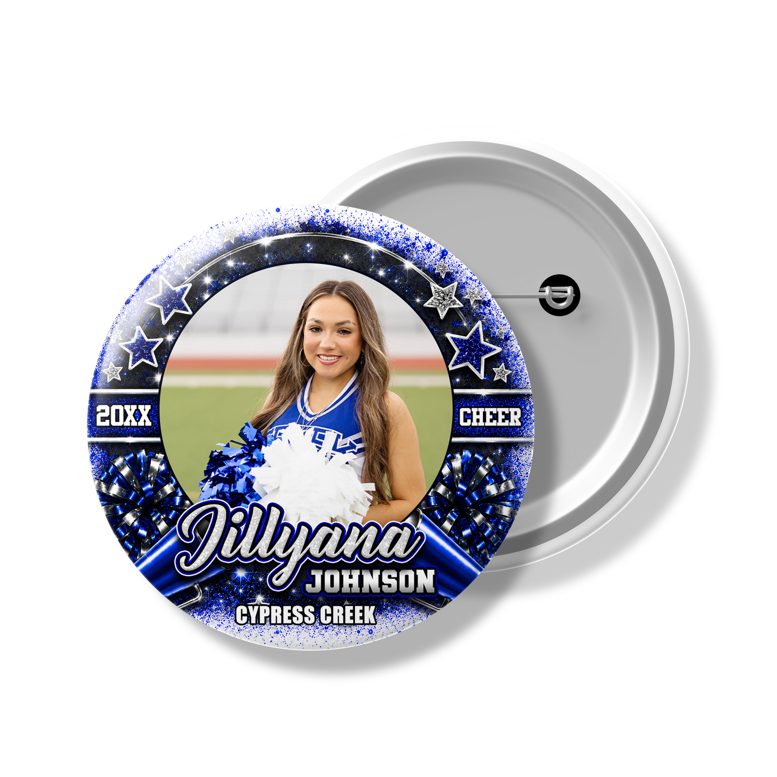 Custom Sports Team Spirit Button & Magnets | Senior Night | All Sports | Premier Spirit