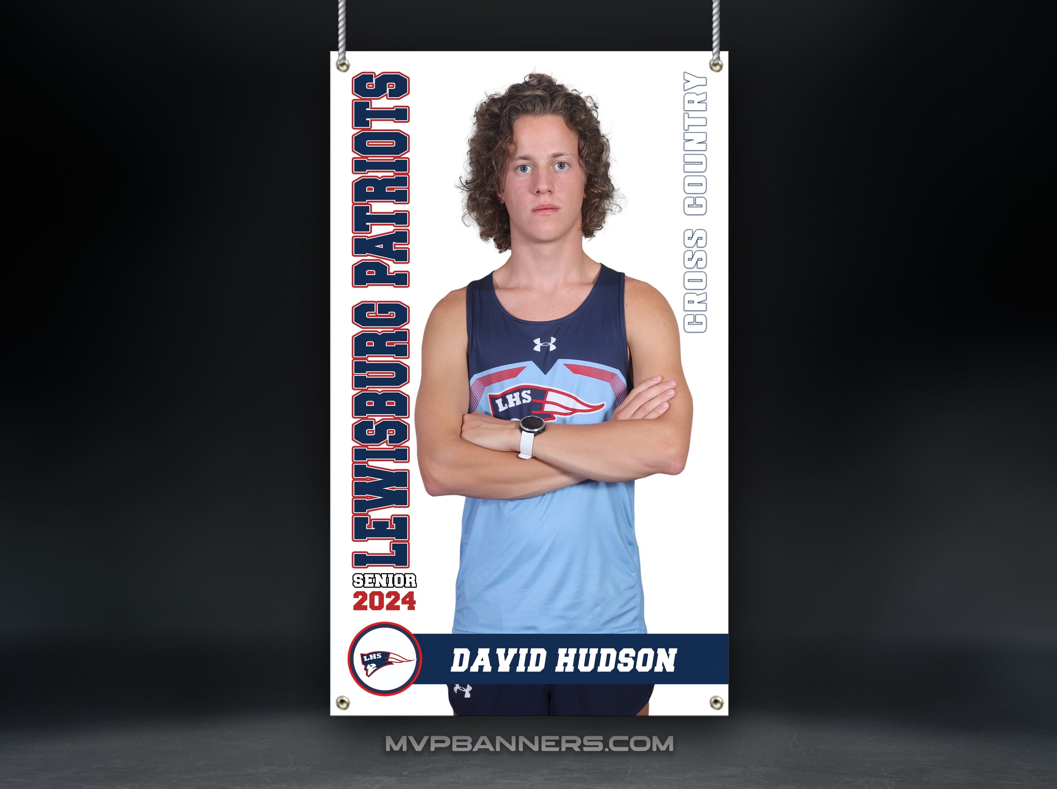 Custom Sports Banner | Senior Night | Cross Country | Track & Field | Road to Victory