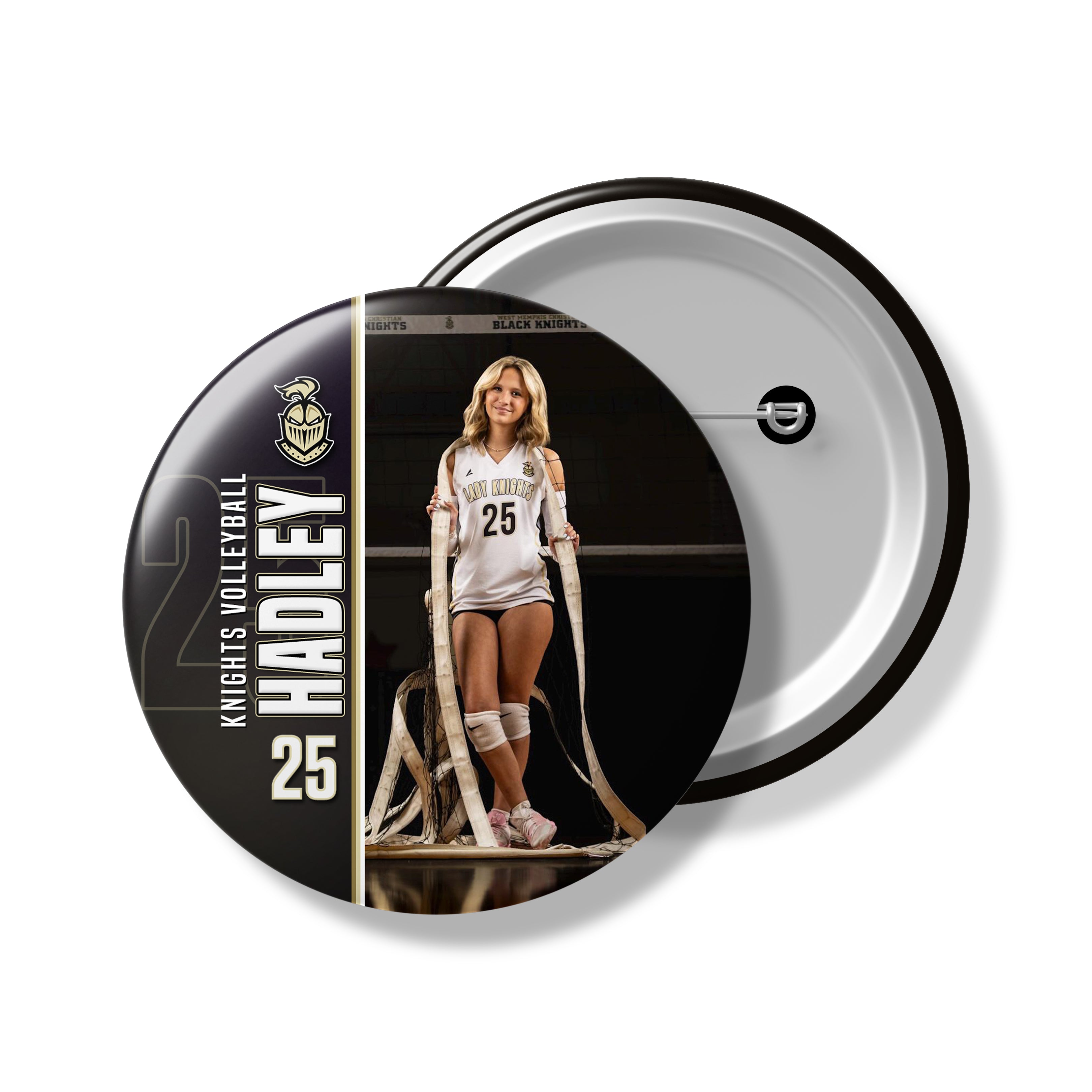 Custom Sports Spirit Button or Magnet | Pro Status
