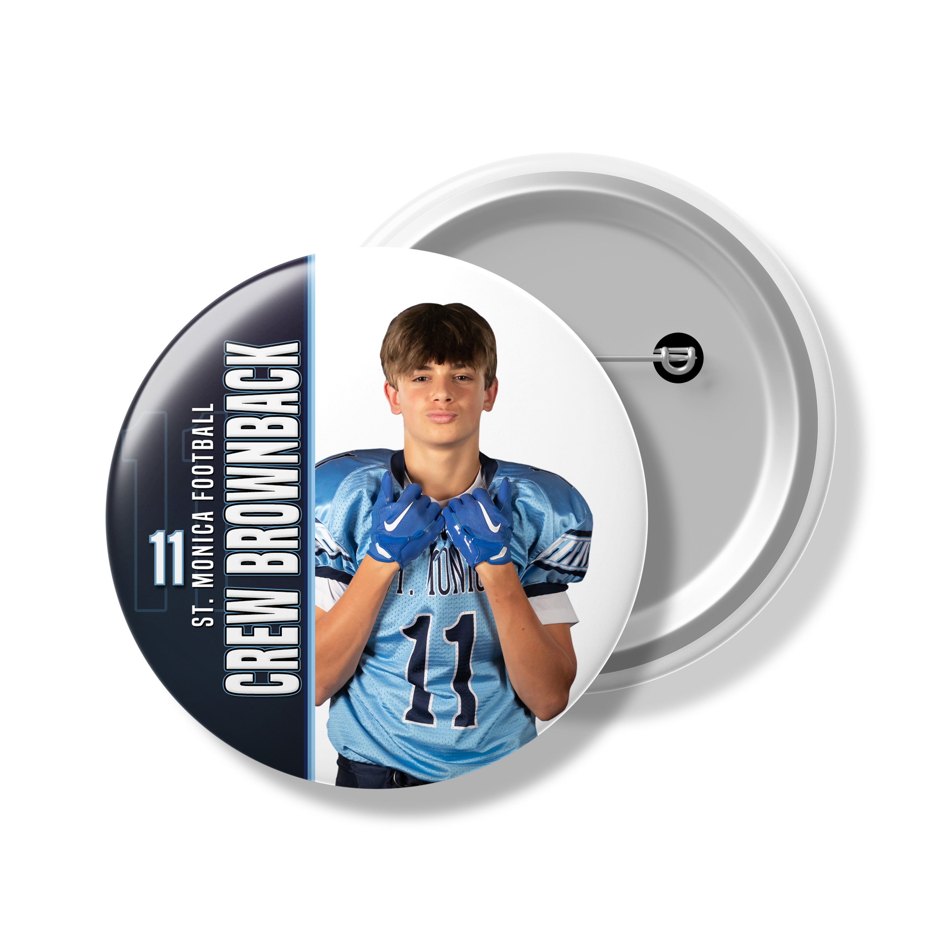 Custom Sports Spirit Button or Magnet | Pro Status