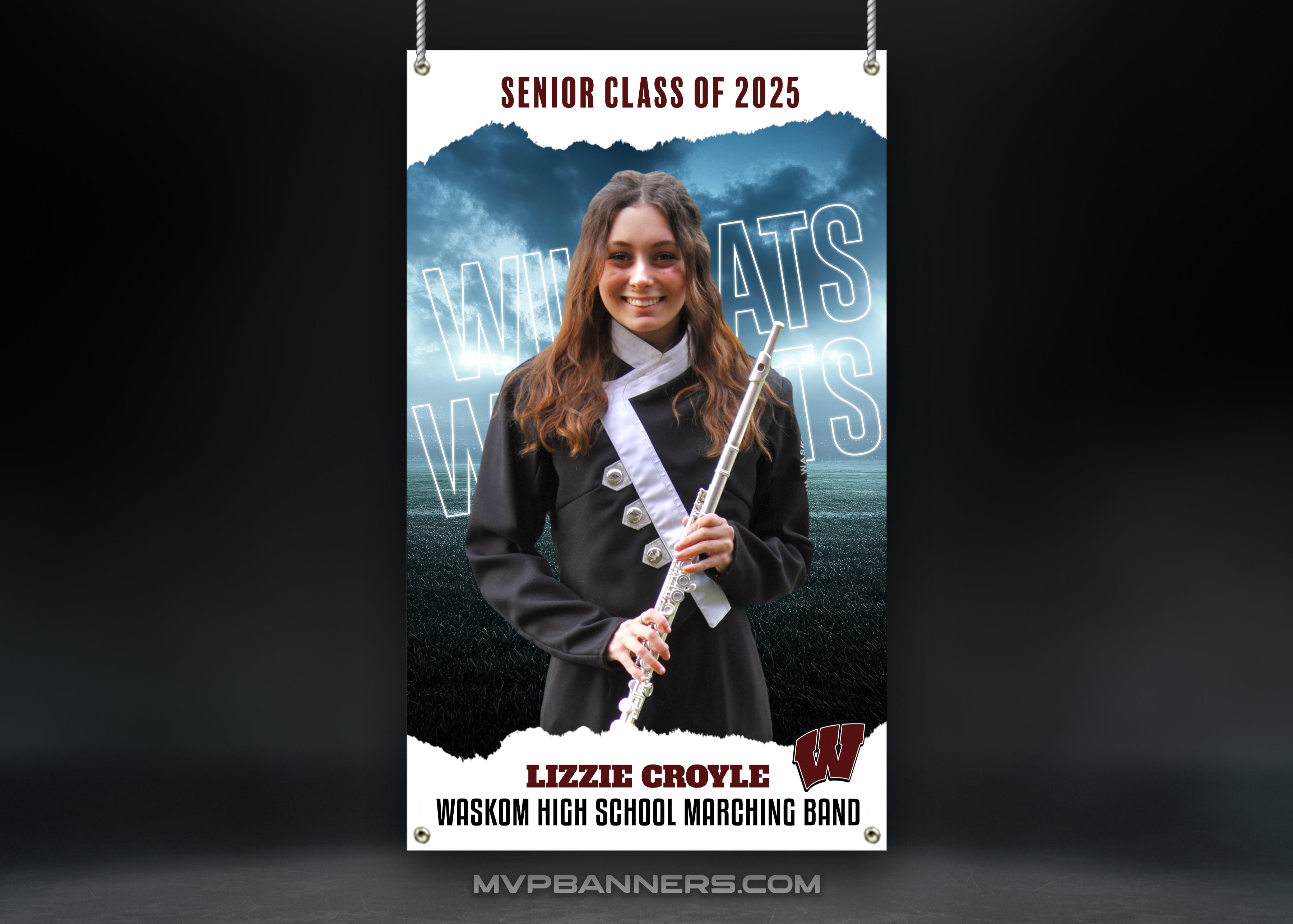 Custom Sports Banner | Senior Night | Band | Color Guard | Drill Team | No Limits