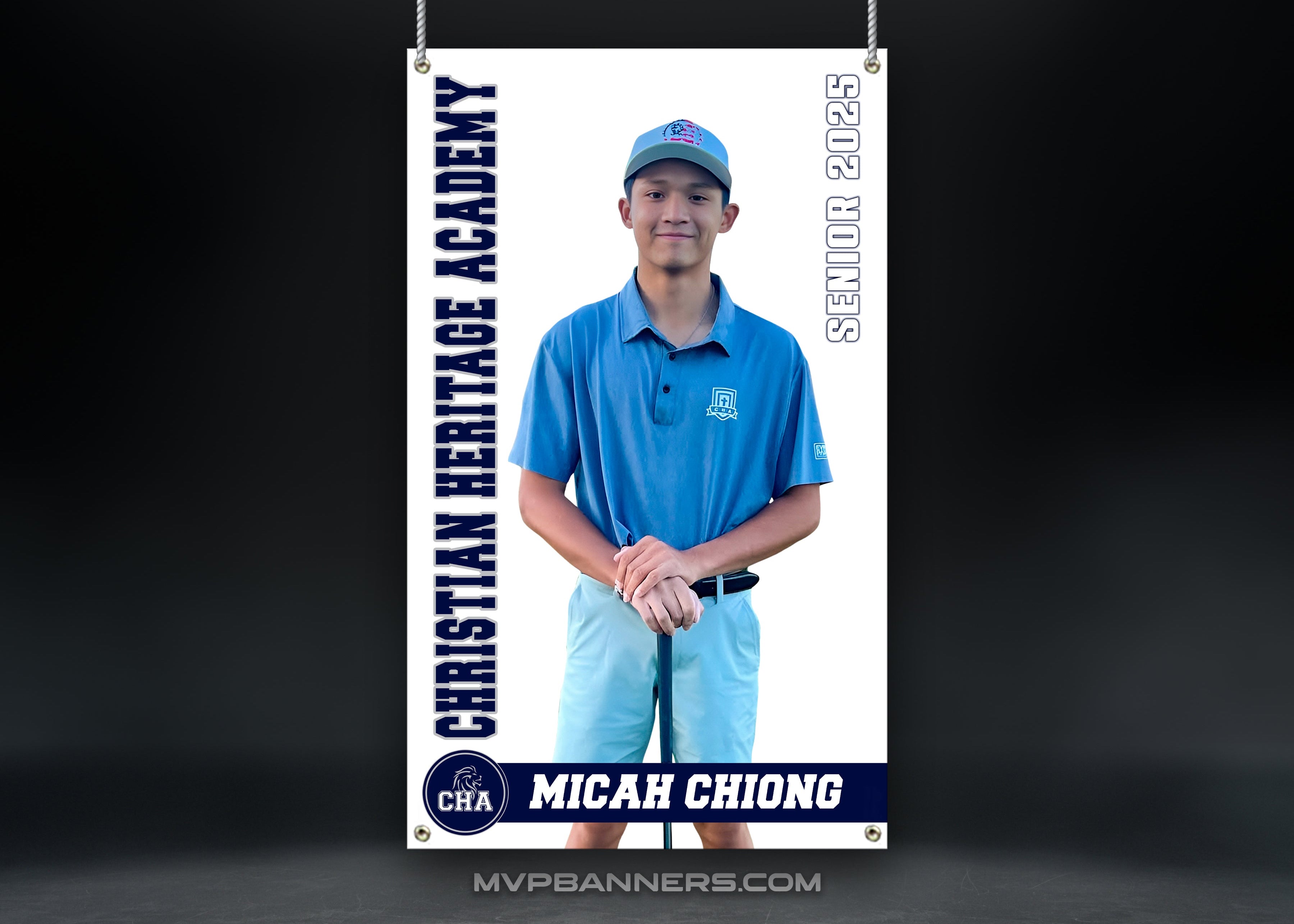 Custom Sports Banner | Senior Night | Golf | Road to Victory