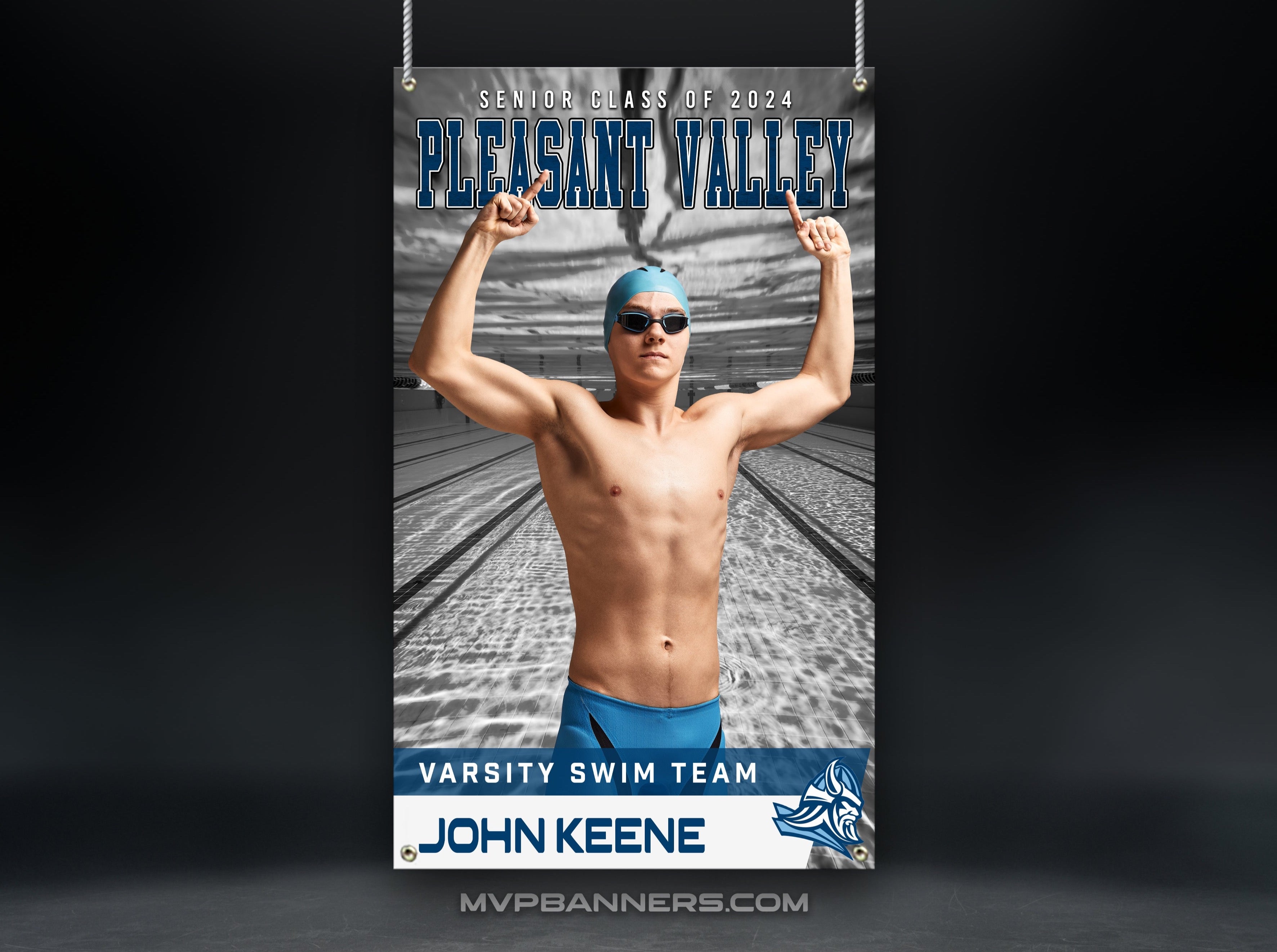 Custom Sports Banner | Senior Night | Swim/Dive | Breaking Boundaries