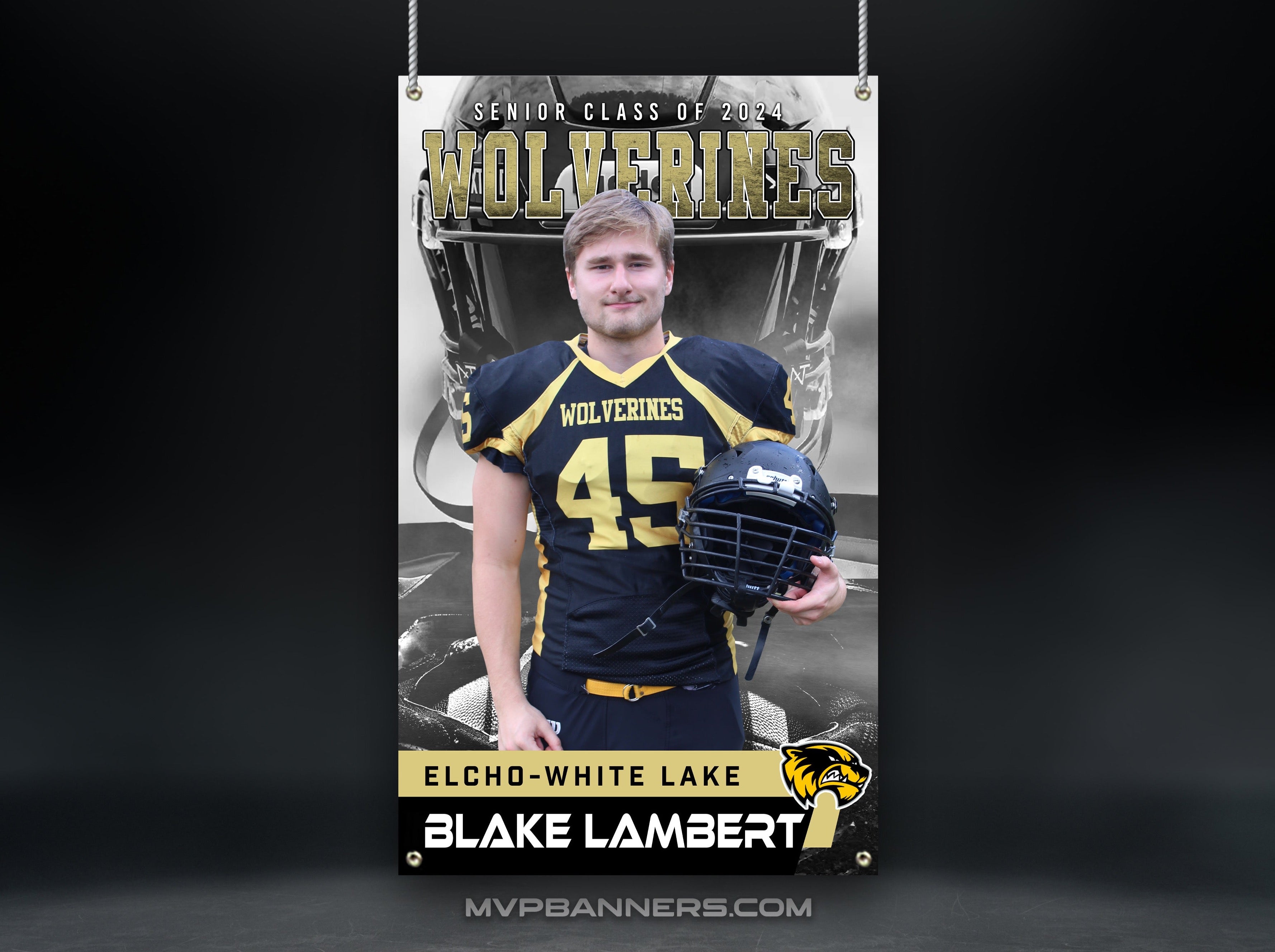 Custom Sports Banner | Senior Night | Breaking Boundaries Football