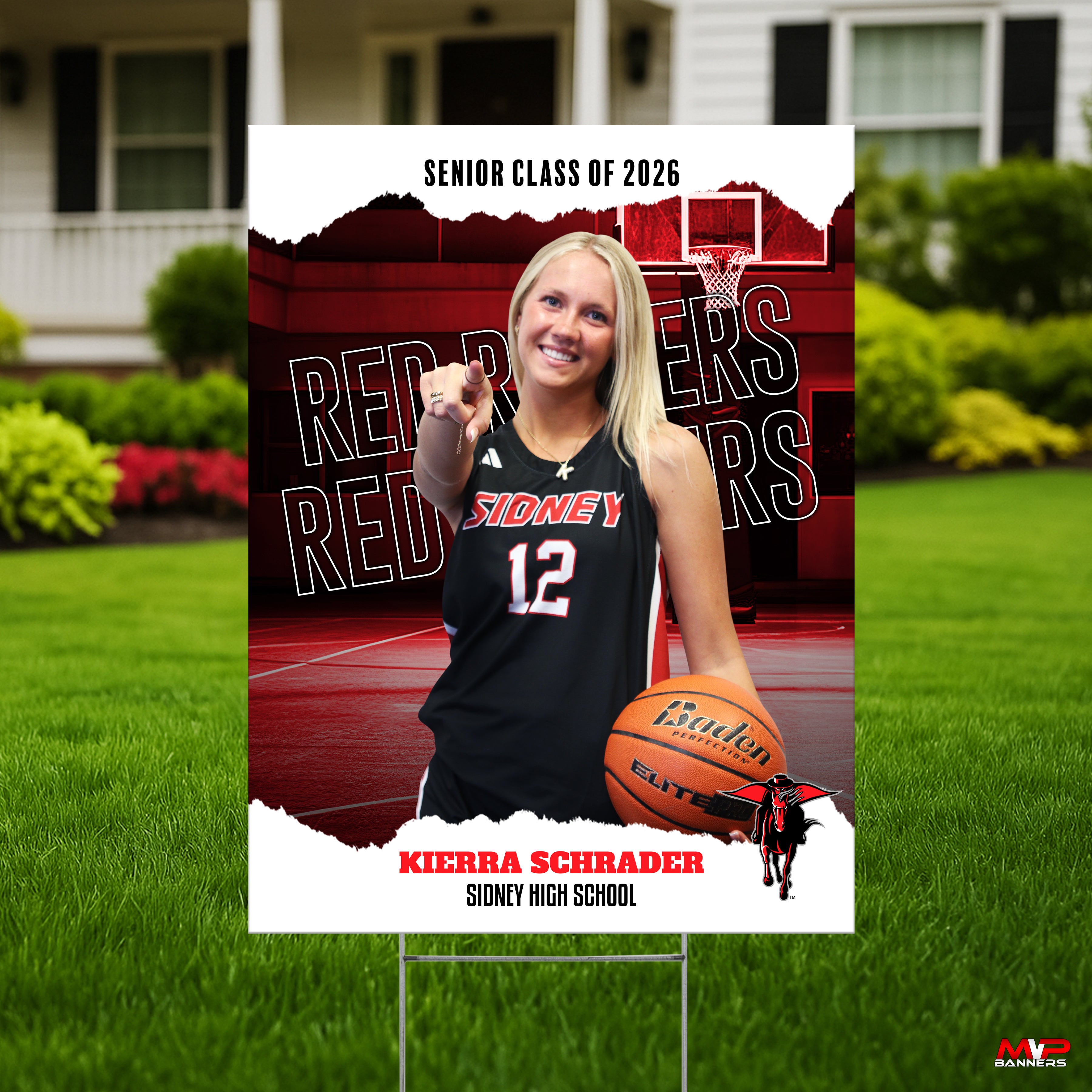 Custom Sports Banner | Senior Night | Basketball | No Limits